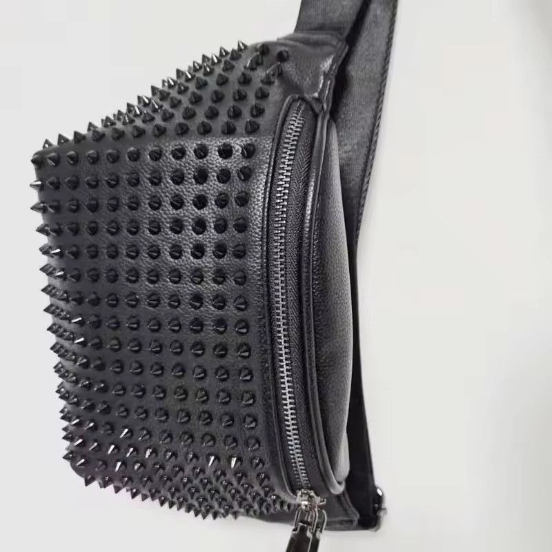 Japanese Brand Studded Faux Leather Bag Size ONE SIZE - 3 Thumbnail
