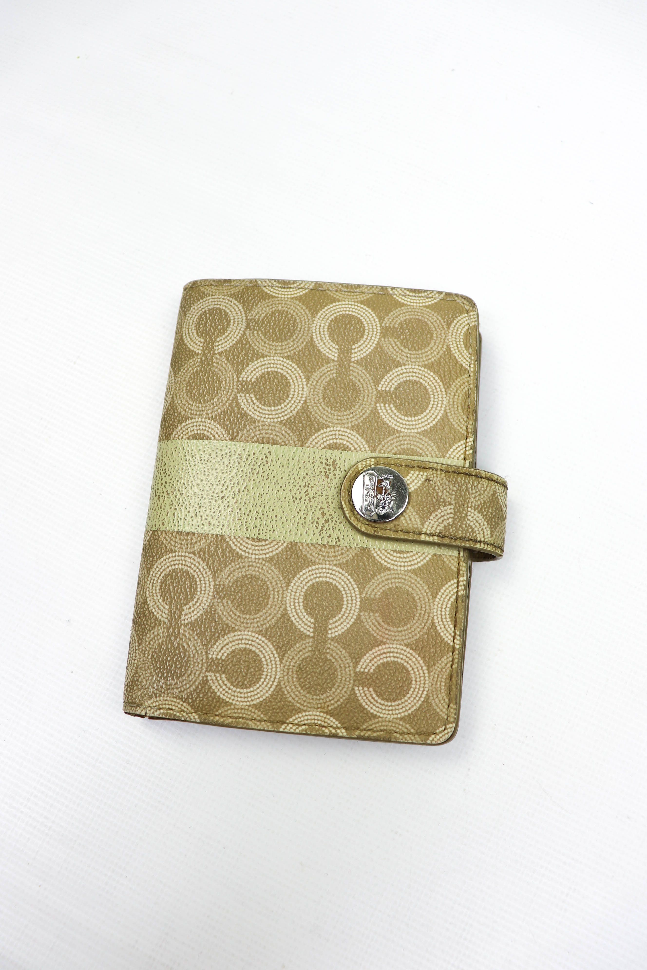 Coach Coach Vintage Beige Monogram Small Wallet Size ONE SIZE - 1 Thumbnail