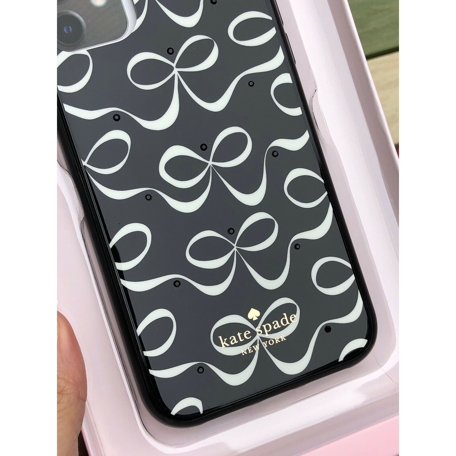 Kate Spade Kate Spade Bow Jeweled Black Multi iPhone 11 Pro Case new Size ONE SIZE - 3 Thumbnail
