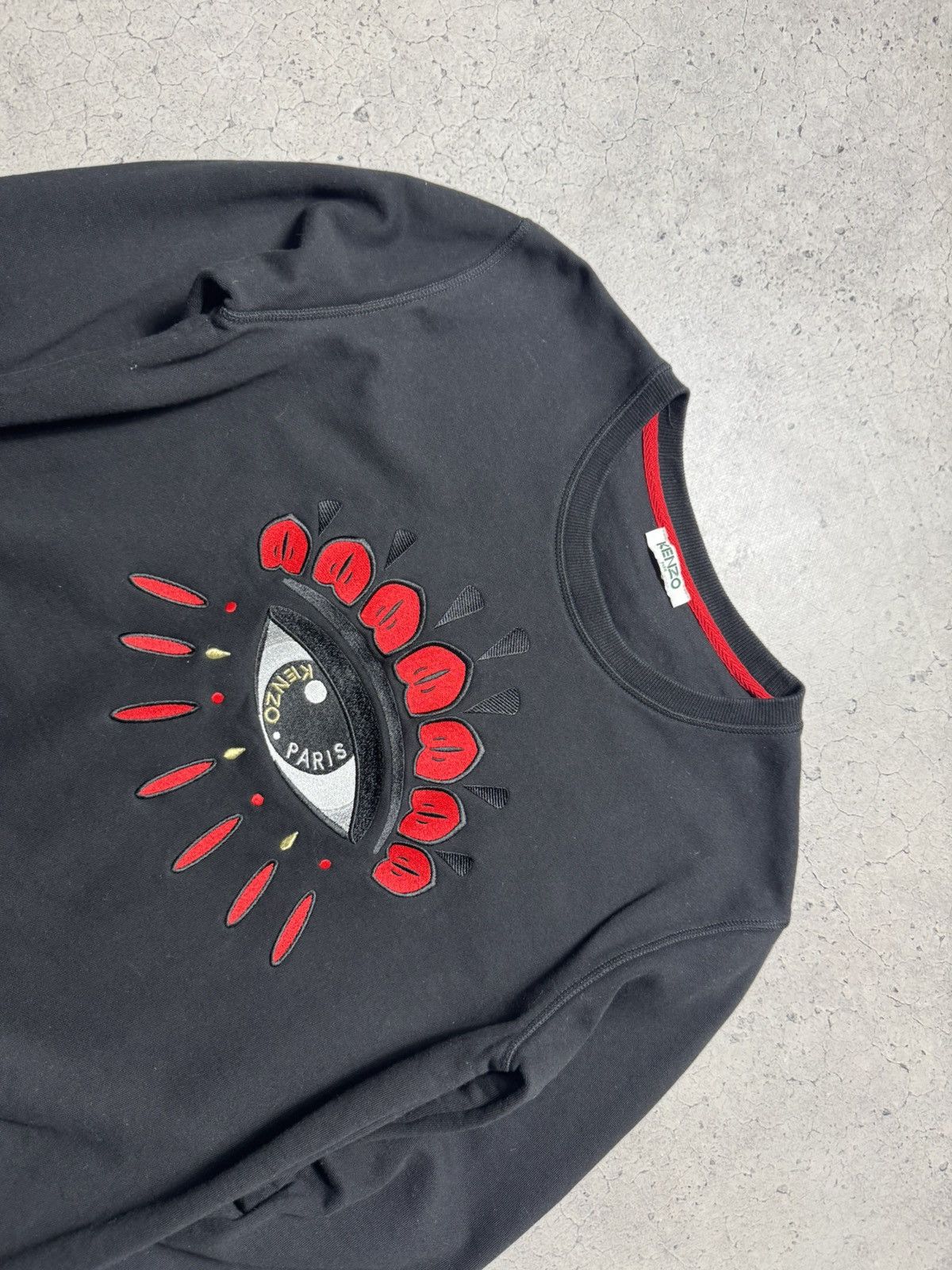 Kenzo Kenzo Paris Eye Big Logo Luxury Sweatshirt Size US M / EU 48-50 / 2 - 5 Thumbnail