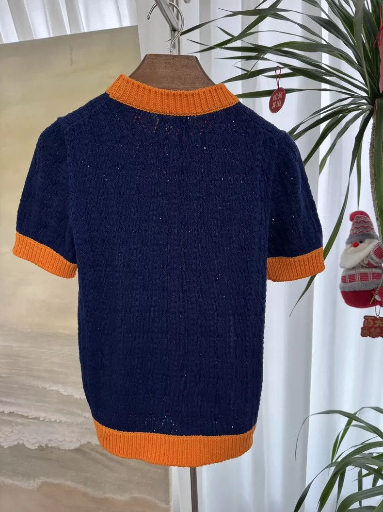 Prada Prada Logo letter knitted short sleeves Size US XXS / EU 40 - 2 Thumbnail