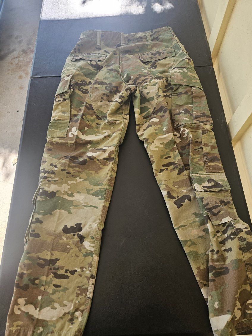 Other U.S. Army Green Camouflage Cargo Pants Size US 32 / EU 48 - 2 Thumbnail