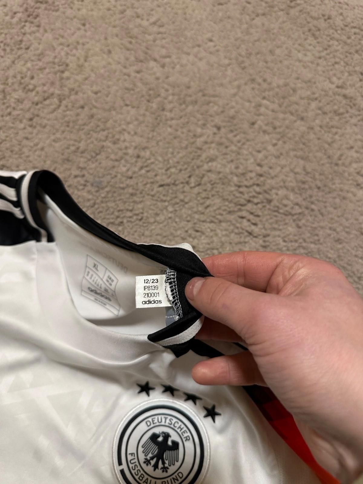 Adidas Germany 2024 Adidas Home Football Shirt Soccer Jersey XL Size US XL / EU 56 / 4 - 5 Thumbnail