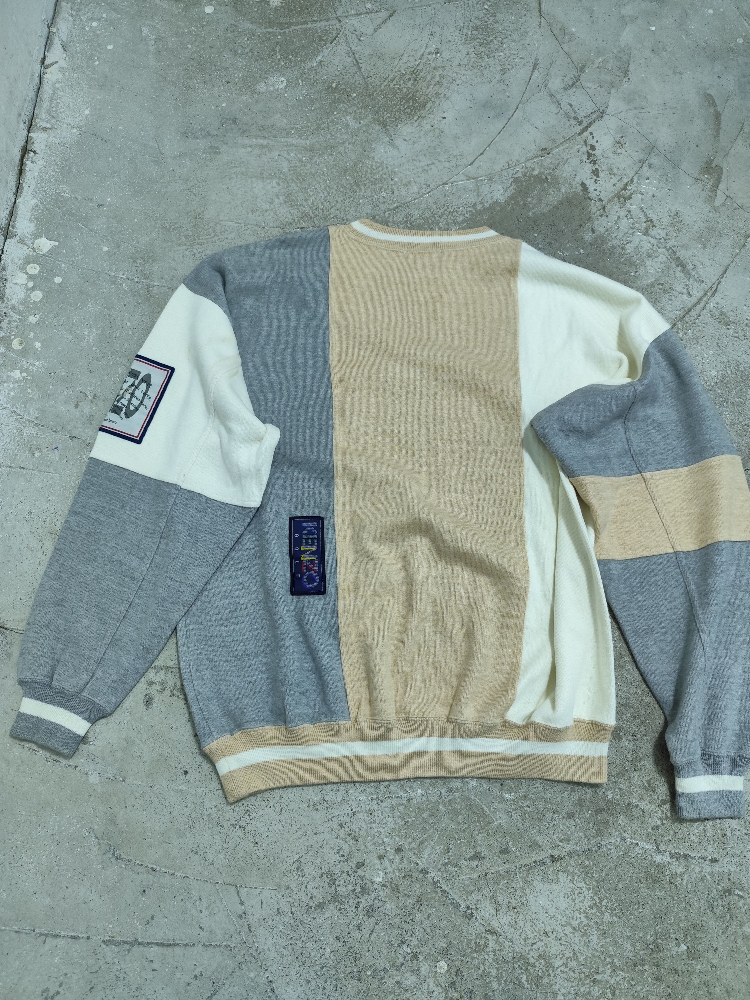 Kenzo Vintage 90s kenzo golf baggy sweater Size US L / EU 52-54 / 3 - 6 Thumbnail