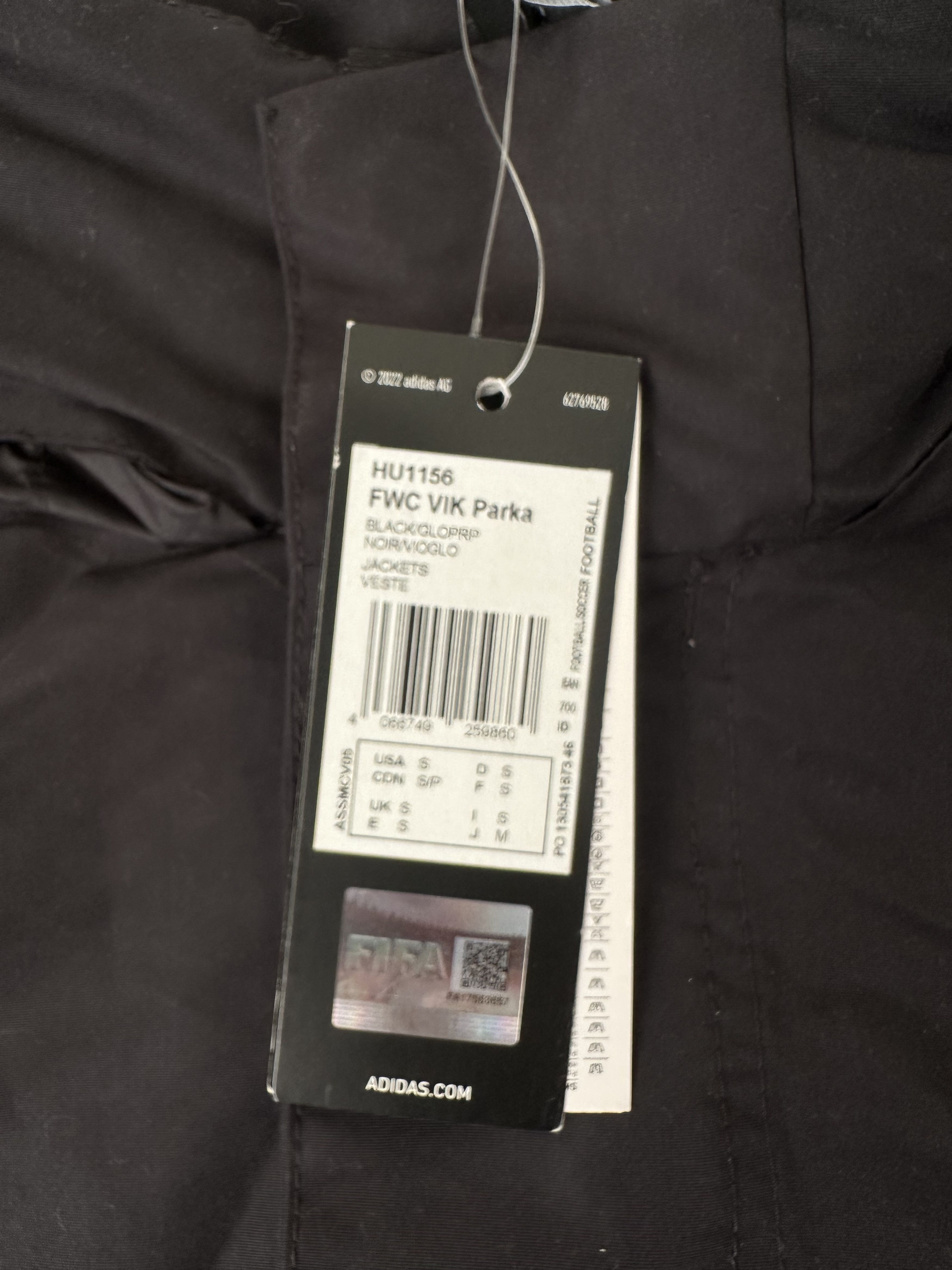 Adidas Adidas Mens Purple Black Volunteer Coat Football S M Size US S / EU 44-46 / 1 - 4 Thumbnail