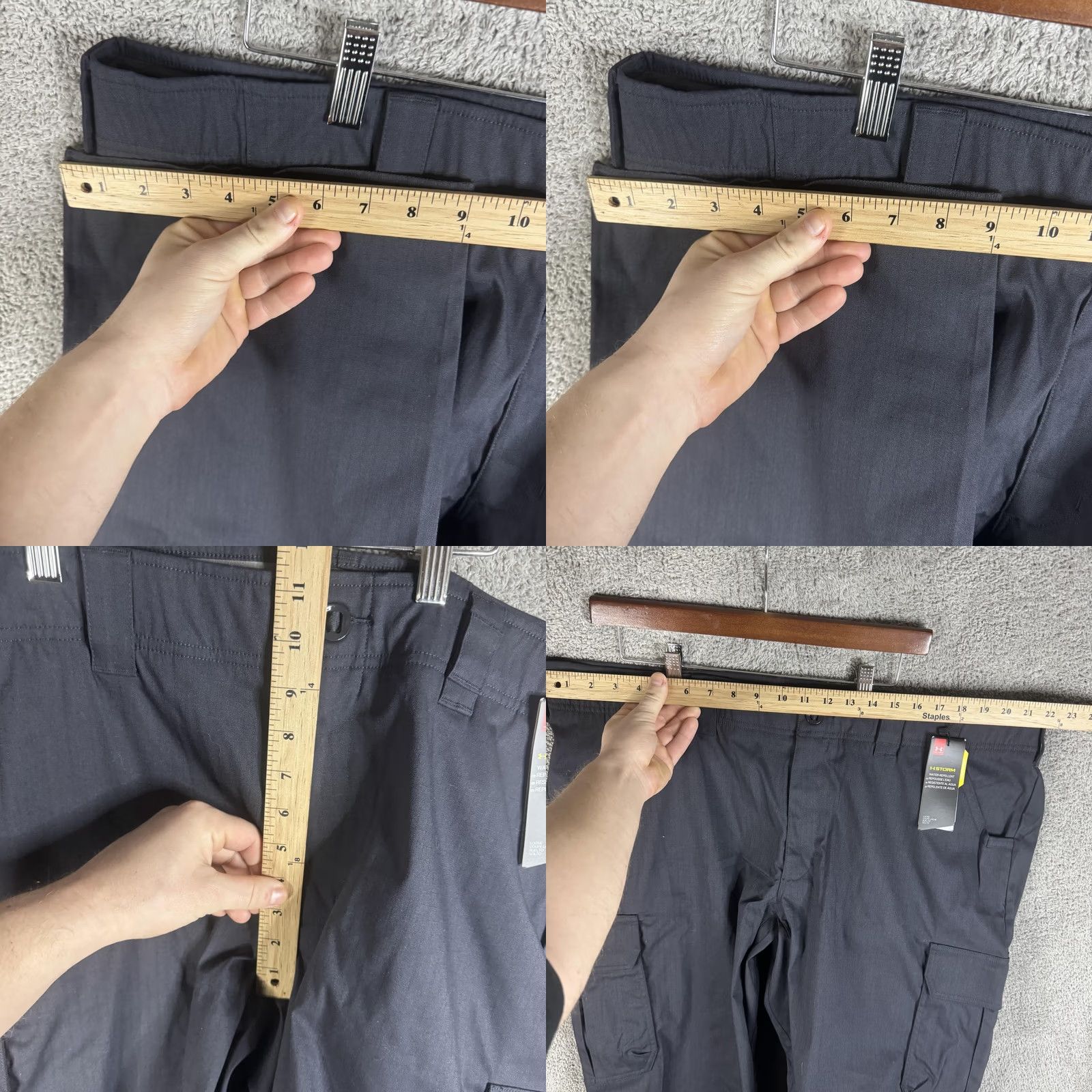 Under Armour Under Armour Storm Cargo Pants Mens 46x37 Navy Blue Water Repellent Workwear Side Pockets Straight Leg Big & Tall Mens Size US 30 / EU 46 - 8 Thumbnail