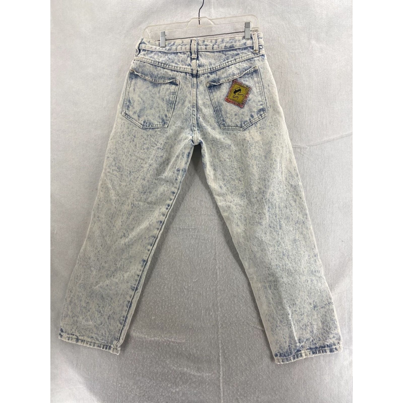 Vintage VINTAGE Skidz Jeans Mens Stonewashed Distressed 30x29 Blue Cotton Blend 80s Grunge Mens Size US 30 / EU 46 - 6 Thumbnail