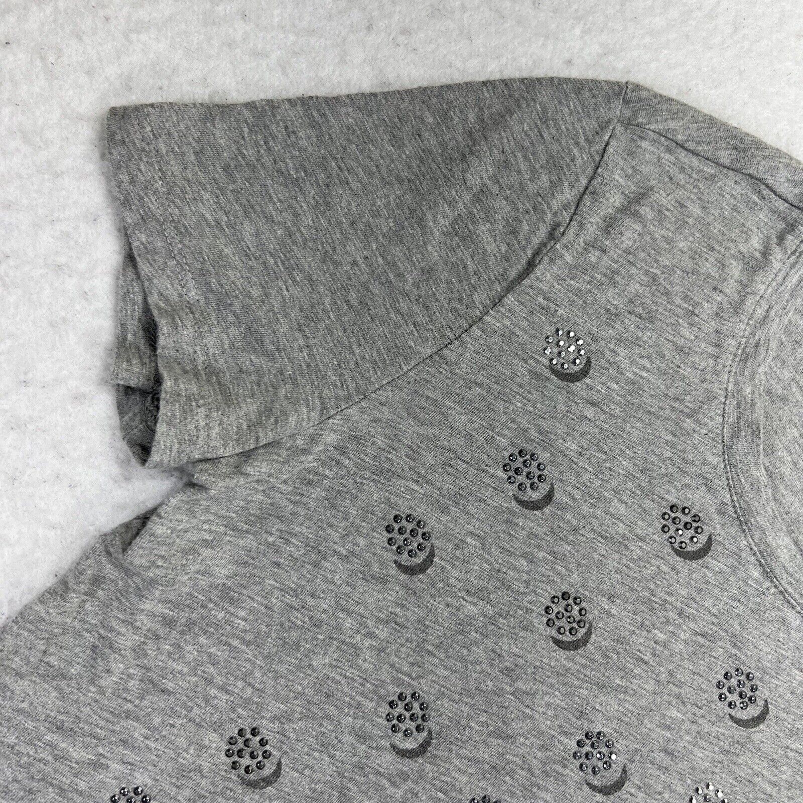 Tommy Hilfiger Tommy Hilfiger XS Relaxed Sparkle Glitter Graphic T Shirt Size XS / US 0-2 / IT 36-38 - 5 Thumbnail
