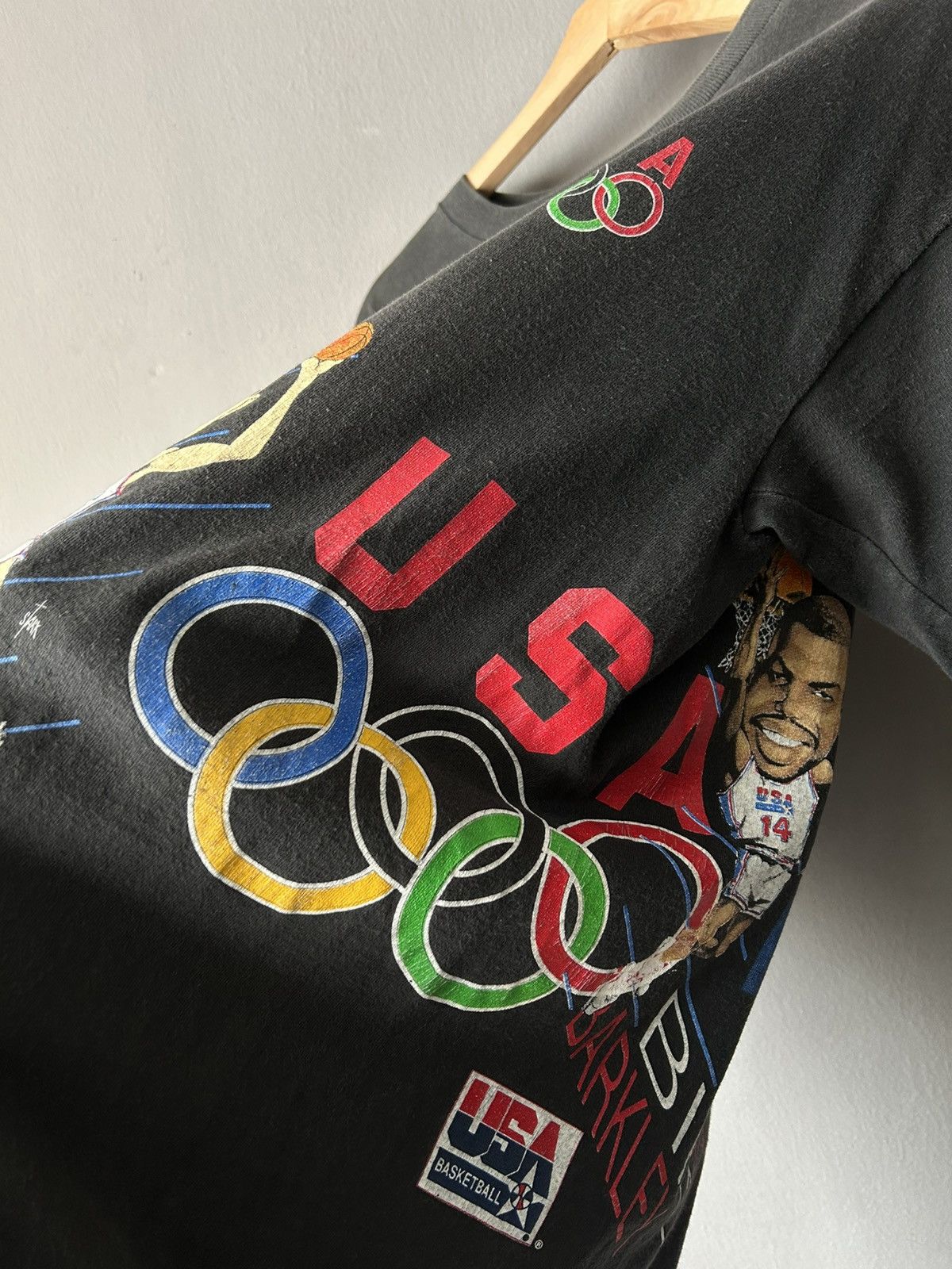 USA Olympics Vintage Olympic Usa Overprint Tshirt Size US M / EU 48-50 / 2 - 9 Thumbnail