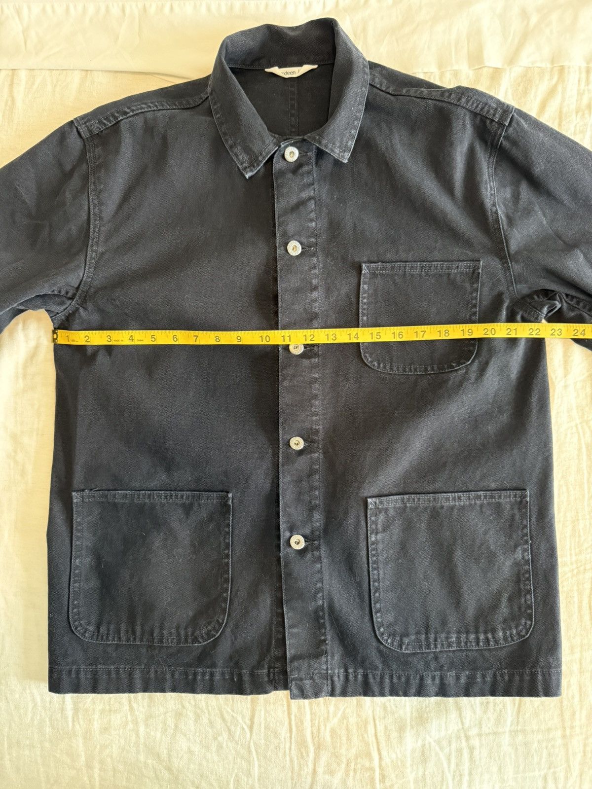 Chore Jacket Black Stonewash Canvas, Men's — image 4 of 6