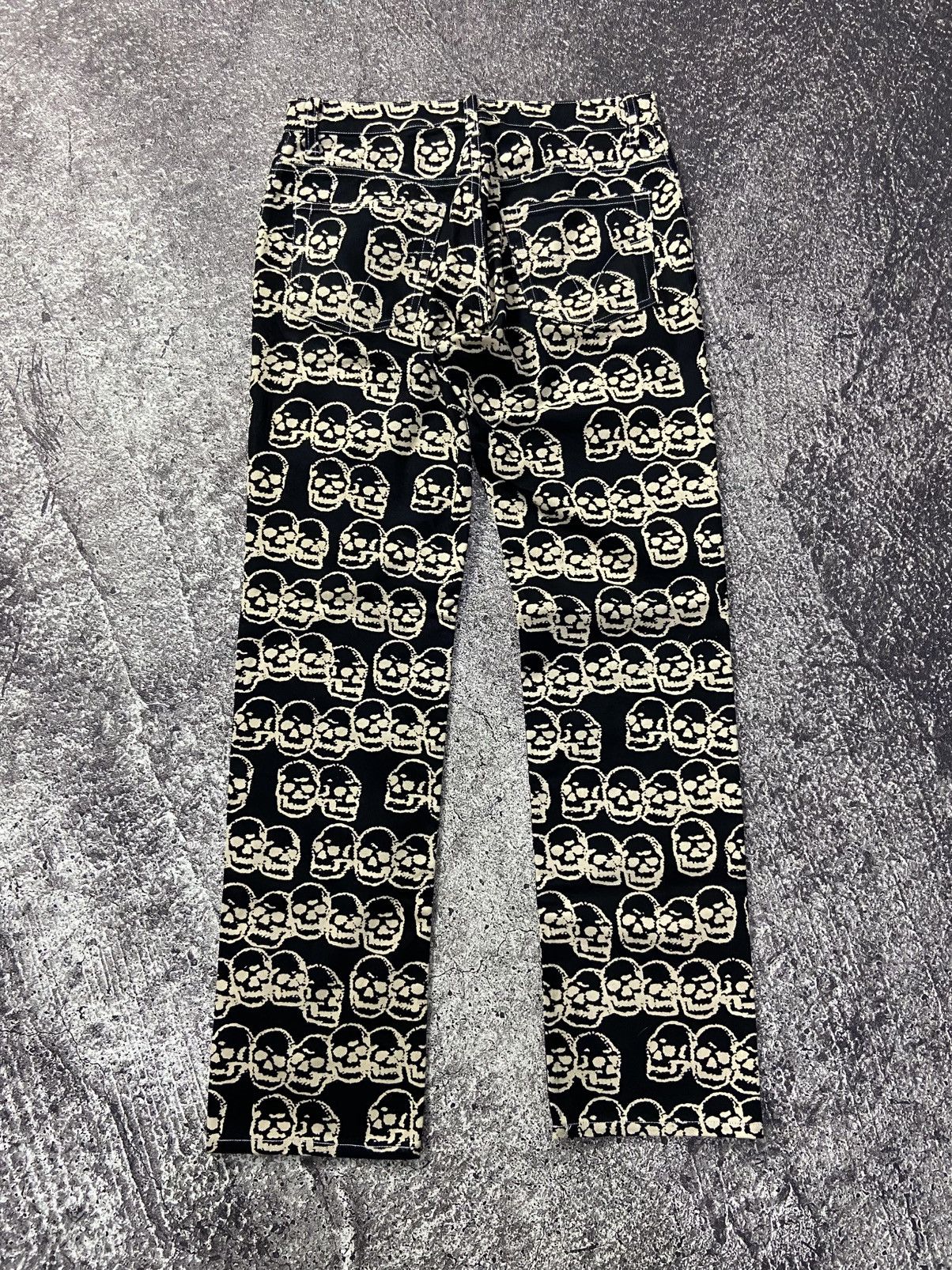 Hysteric Glamour × Japanese Brand Hysteric glamour skull pile pants Size US 28 / EU 44 - 8 Thumbnail