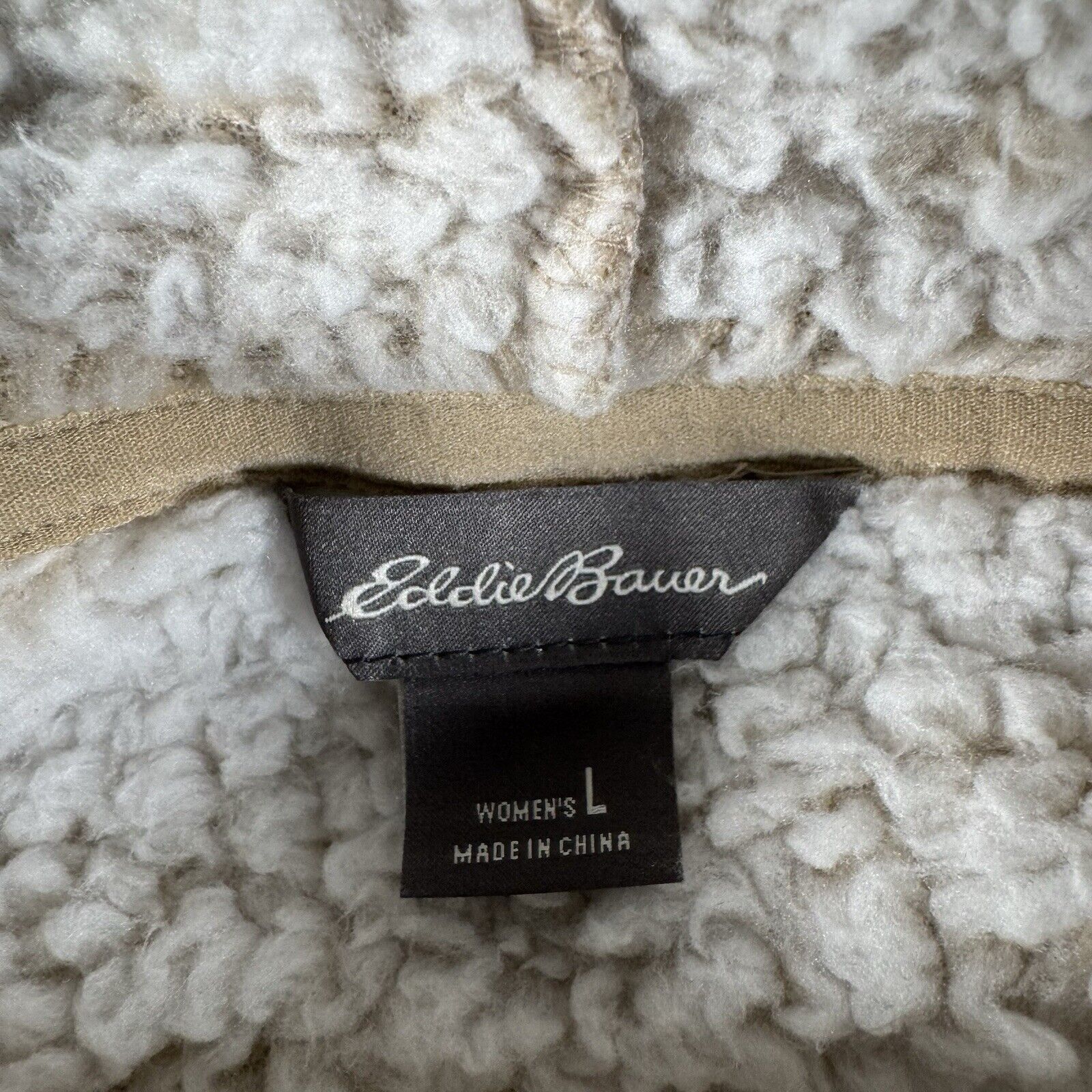 Eddie Bauer Eddie Bauer Sherpa Fleece Sweater Womens Large Cabincore Size L / US 10 / IT 46 - 6 Thumbnail