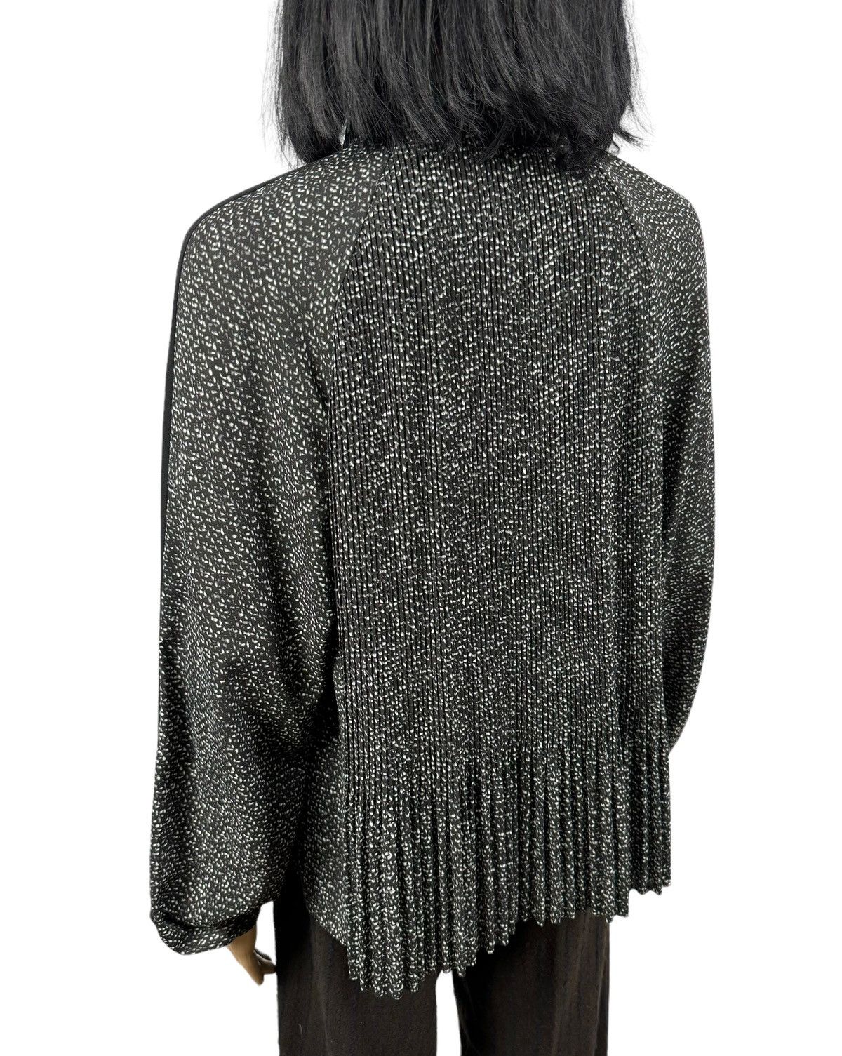 Other Marc Cain Pleaded Polka Dot Printed Blouse 1/3 Zip size M Size M / US 6-8 / IT 42-44 - 8 Thumbnail
