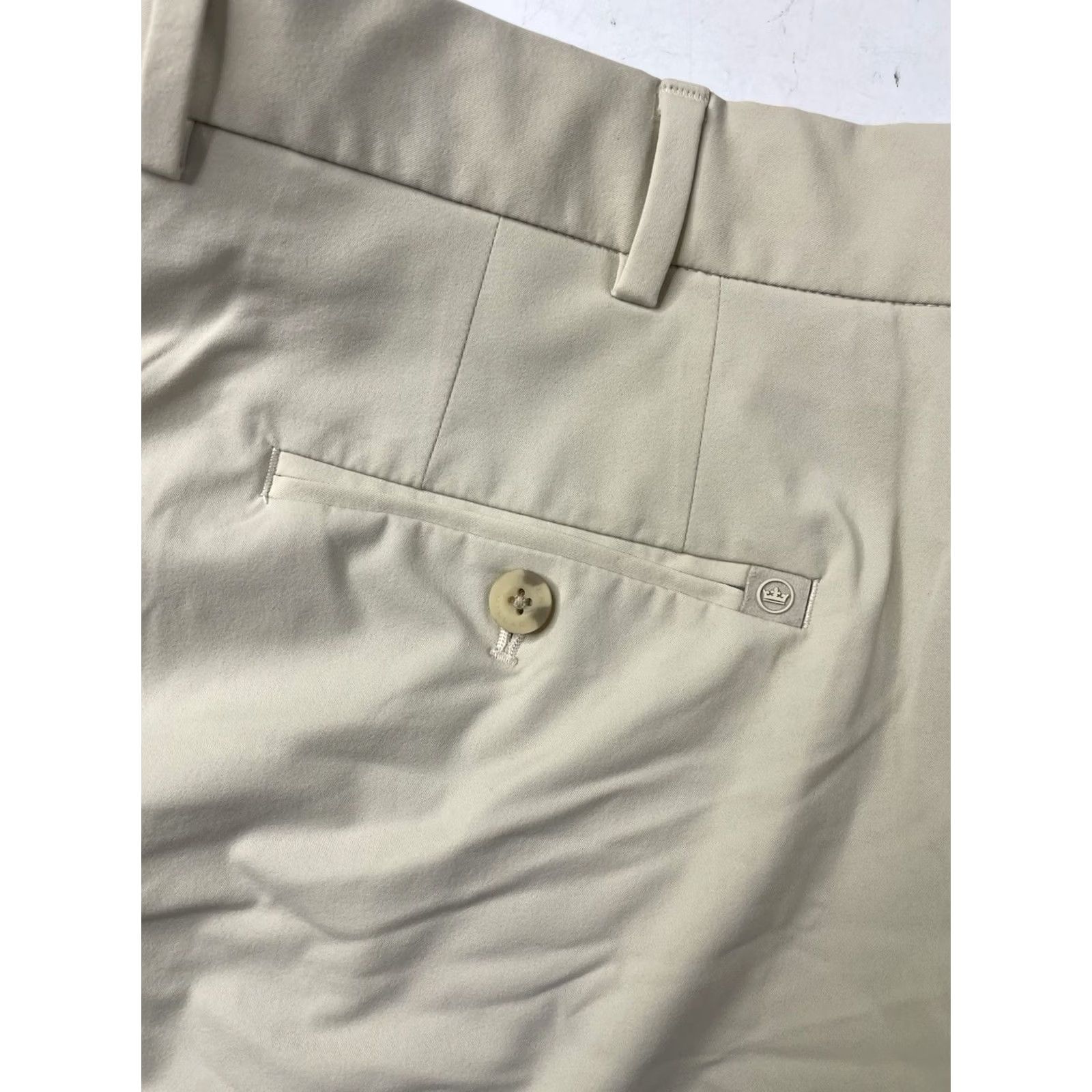 Peter Millar Peter Millar Golf Chino Shorts Mens 36 Beige Performance Stretch Size US 36 / EU 52 - 3 Thumbnail