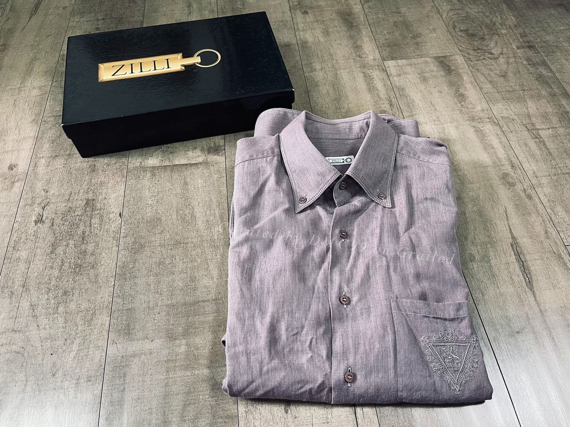 Zilli Zilli Authentic Violet Casual Shirt Size US M / EU 48-50 / 2 - 1 Thumbnail