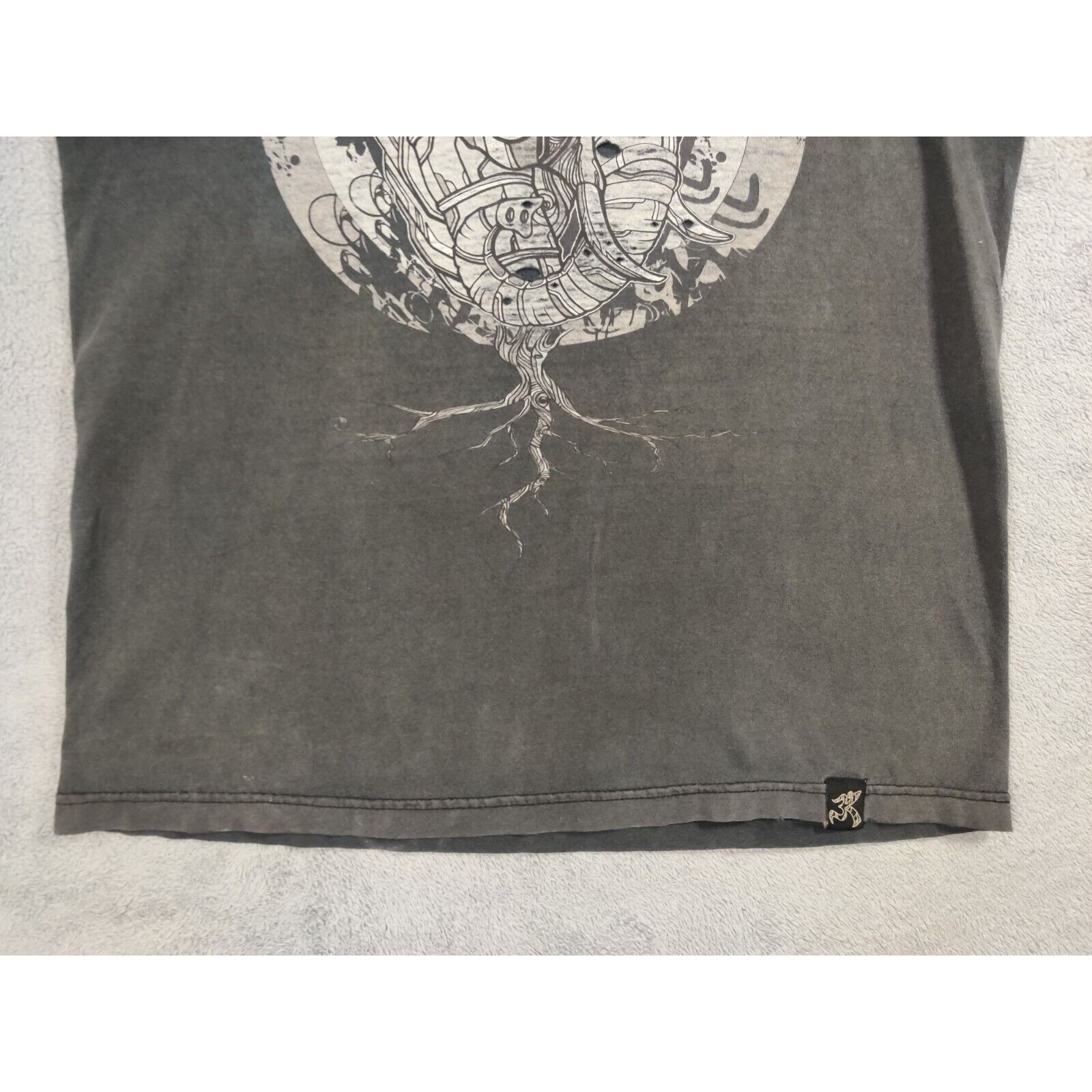 Other VINTAGE Animal Shirt Adult Mens Large Gray Elephant Short Sl Size US L / EU 52-54 / 3 - 11 Thumbnail