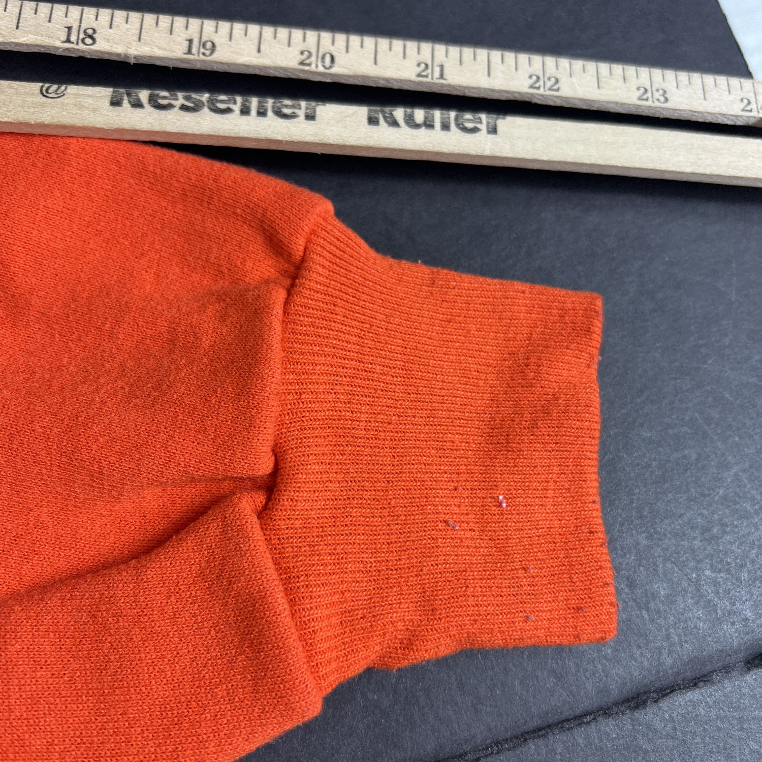 Jerzees × NFL × Vintage VTG 80s Chicago Bears Football Sweatshirt Orange Crewneck Size US M / EU 48-50 / 2 - 11 Thumbnail