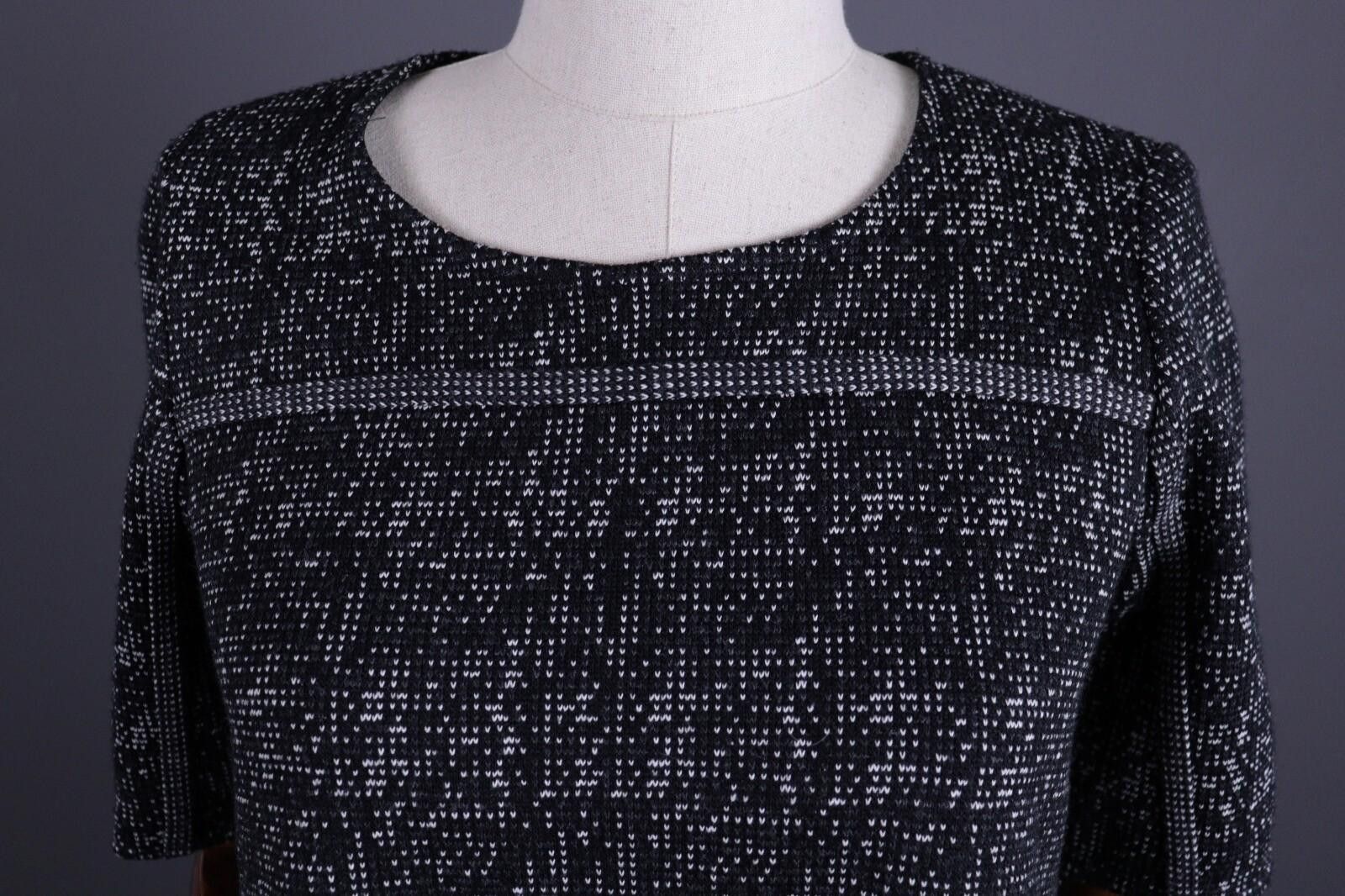 Wilkes Bashford BA&SH Ref Palmer Black Knit Tweed Top Shirt Size 1 / S Size S / US 4 / IT 40 - 4 Thumbnail