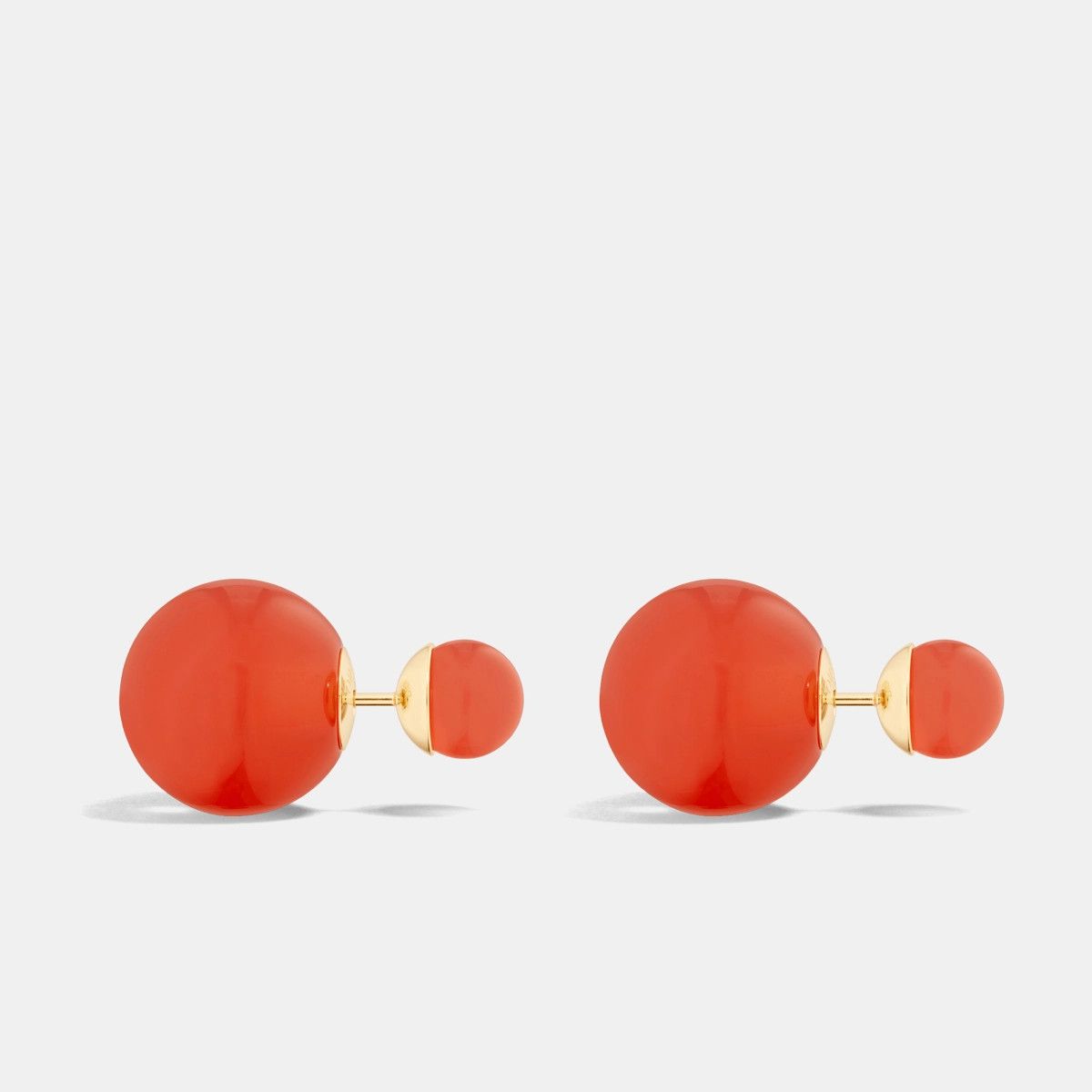 Dior o1bcso1str0126 Size:OS/Tribales Earrings in Golden/Red Size ONE SIZE - 2 Thumbnail