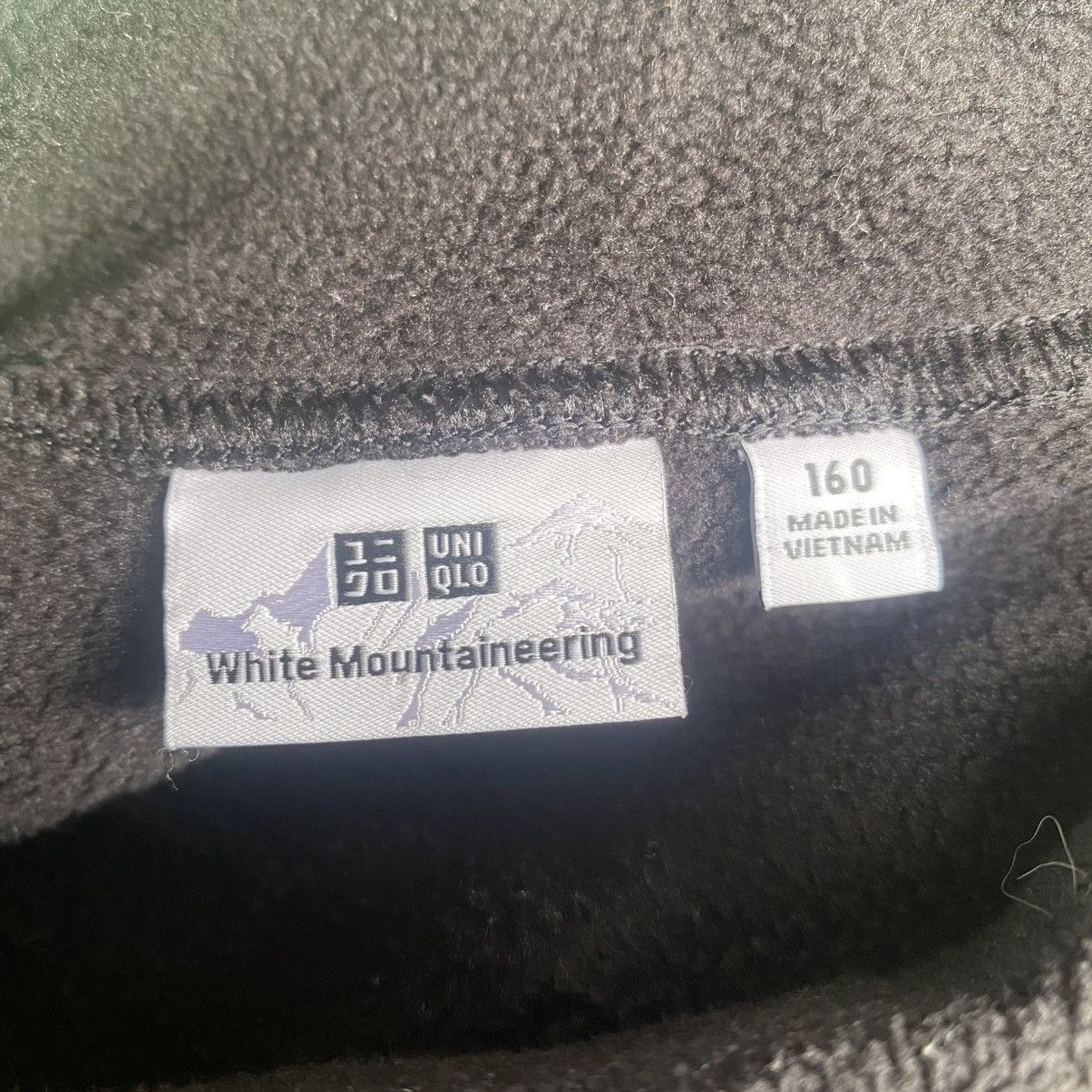 White Mountaineering WHITE MOUNTAINEERING Black Fleece Sweater Size US S / EU 44-46 / 1 - 5 Thumbnail