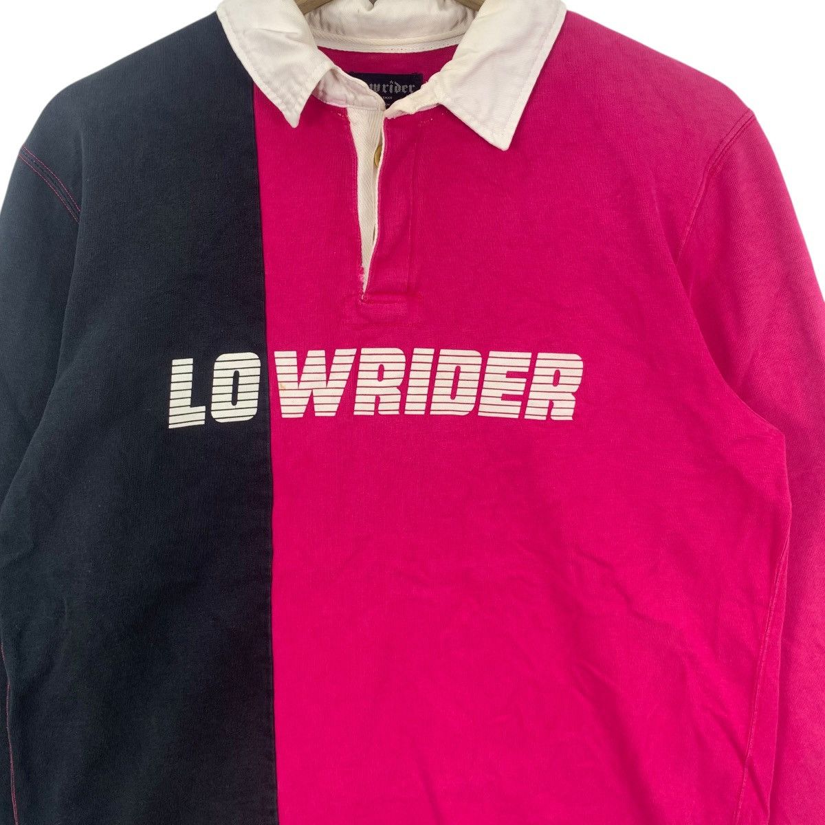 Vintage Vintage LOWRIDER LONDON Design Studio Polo Rugby Tee Shirt Size US M / EU 48-50 / 2 - 6 Thumbnail