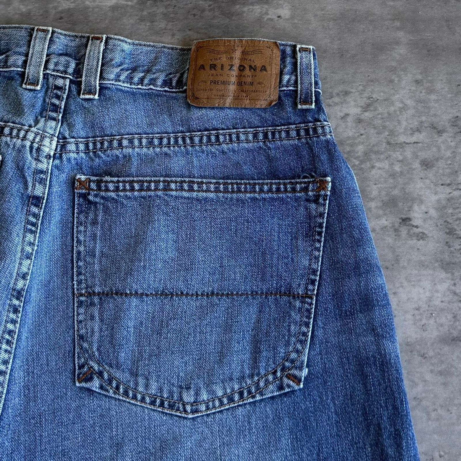 Arizona Jean Co. × Vintage Vintage Y2K Arizona Boot Cut Embroidered Denim Jeans Size US 33 - 3 Thumbnail