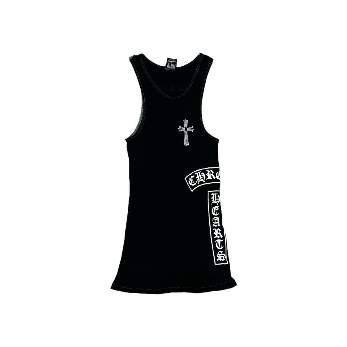 1990's CHROME HEARTS Tank Top Wife Beater, Black, Rhinestone, fuck You  Authentic, Rocker Tshirt -  Canada