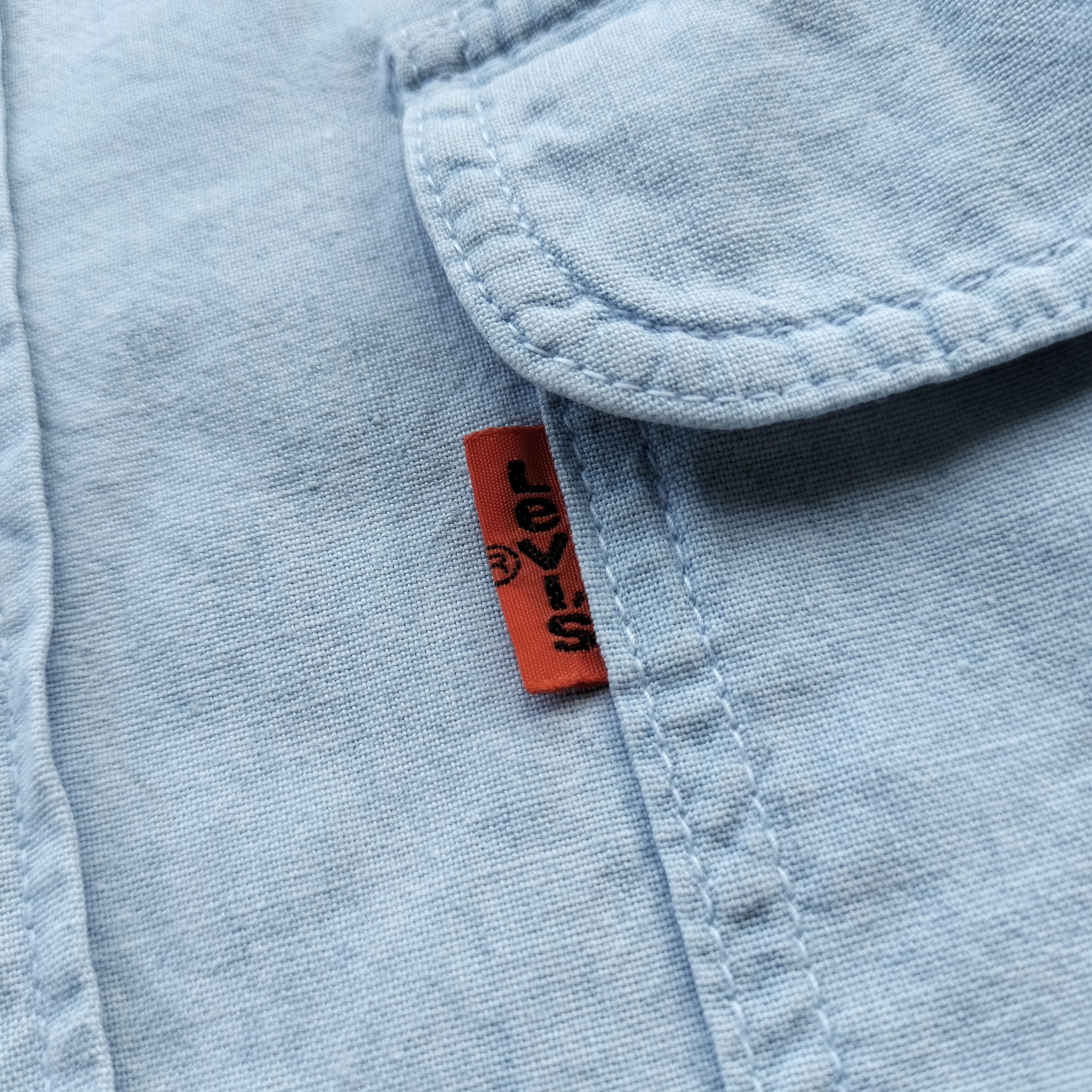 Levi's Levis vintage Clothing orange tab blue shirt Size US M / EU 48-50 / 2 - 5 Thumbnail