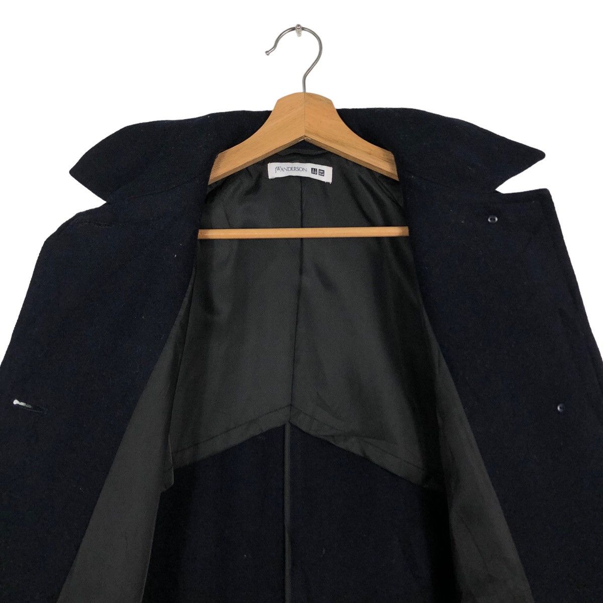 JW Anderson 🔥90s Rich Black - Fly Coats Long Jacket J.W.Anderson Uniqlo Size US S / EU 44-46 / 1 - 11 Thumbnail
