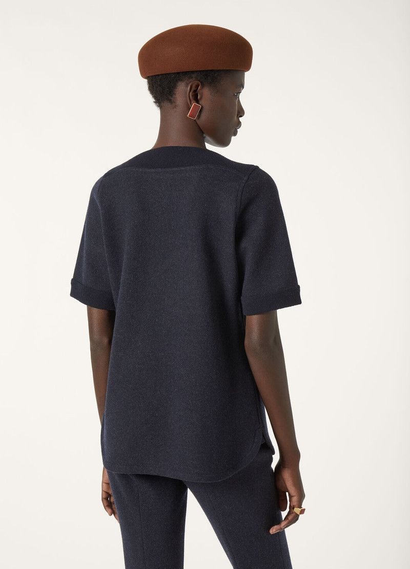 Loro Piana o1srvl11e0526 FAO9108 Rio Bodro Sweater in Navy Blue Size S / US 4 / IT 40 - 4 Thumbnail