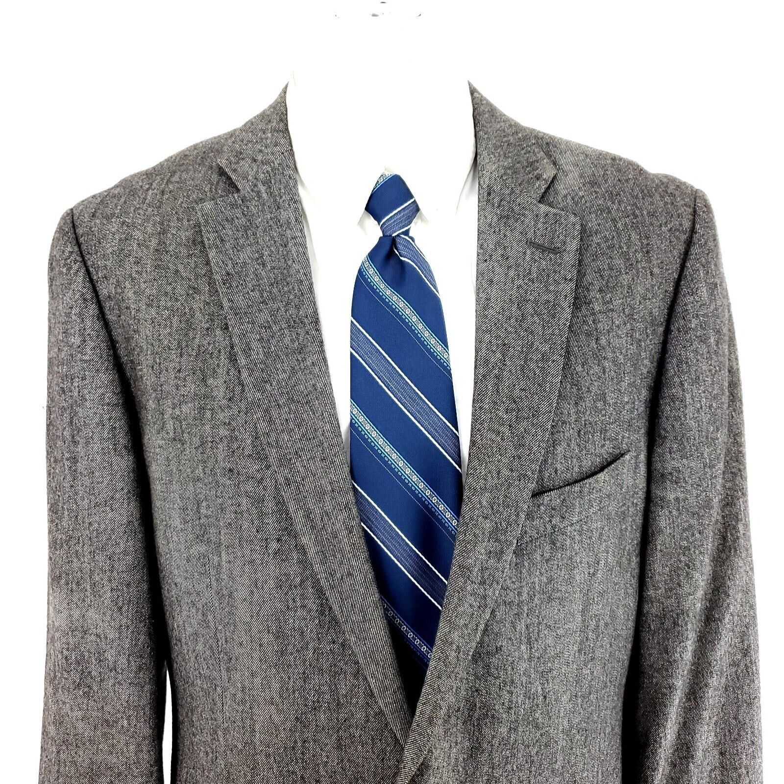 Nordstrom Nordstrom Calibrate Heavy Wool Cotton 2 Button Sport Coat 40 Size 40R - 1 Thumbnail