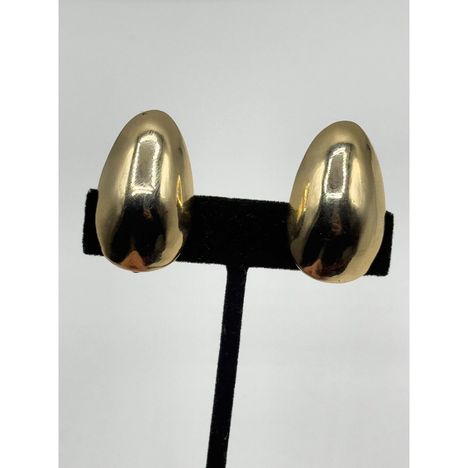 Vintage Vintage Signed Robin Kahn Modernist Gold Clip On Earrings Size ONE SIZE - 2 Thumbnail