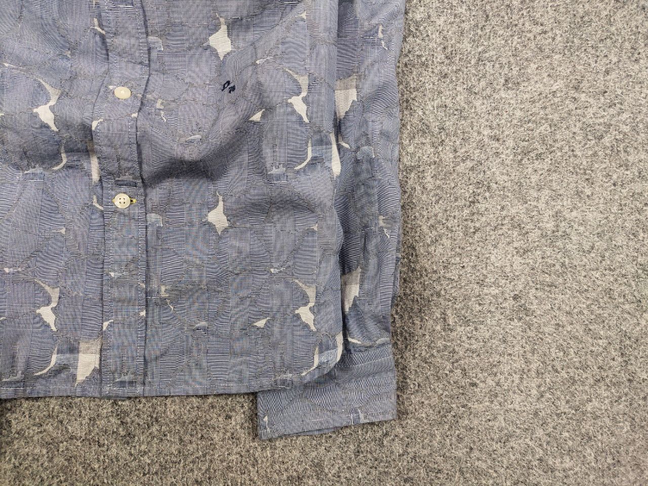 Diesel Diesel Design Casual Blue Pattern Buttons Shirt Y2K Style Size US M / EU 48-50 / 2 - 10 Thumbnail