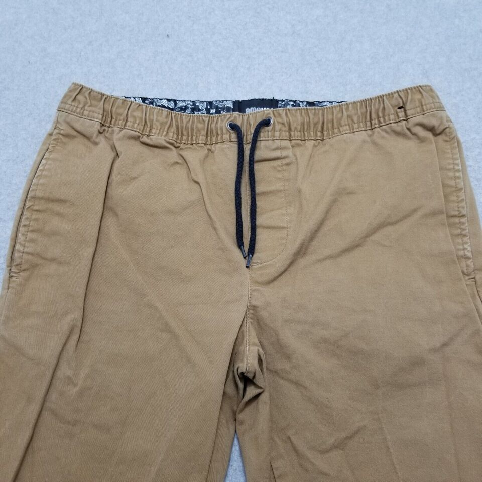 Other Amplify Pants Mens Medium Khaki Pockets Chino Casual 32x31 Size US 32 / EU 48 - 6 Thumbnail