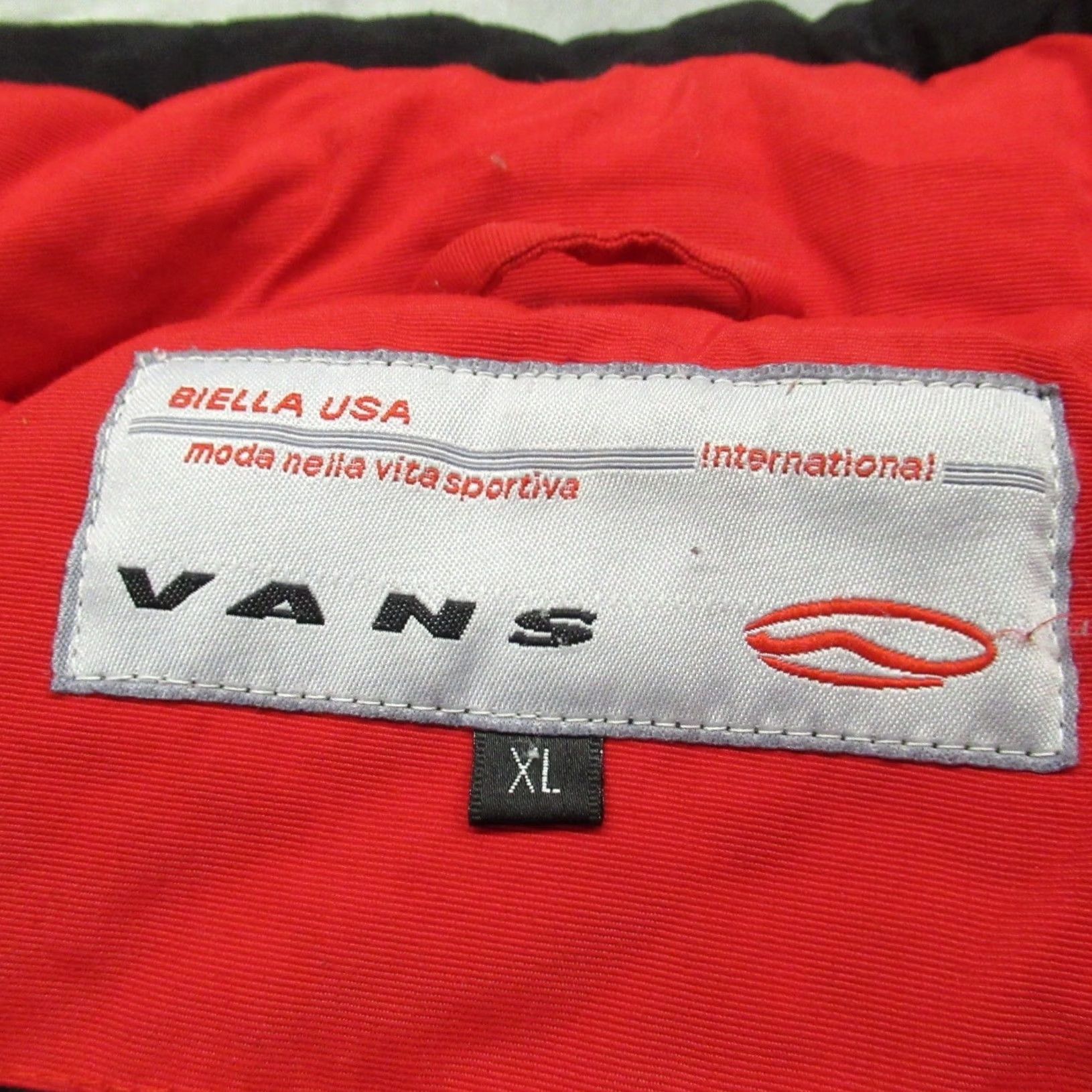 Vans VANS Jacket Men XL Red Black Waterproof Insulated Snowboard Winter Wind READ Windbreaker Geometric Retro Size US XL / EU 56 / 4 - 5 Thumbnail