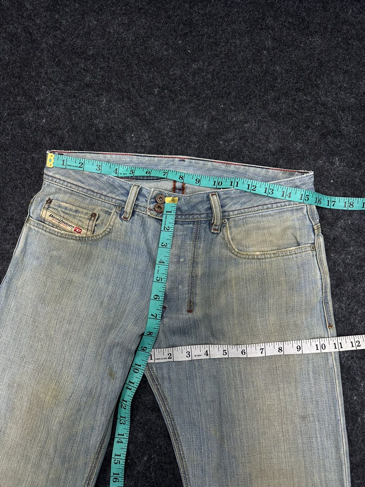 Diesel Diesel Hard Dirty Design Denim Size 30 F49 Size US 30 / EU 46 - 11 Thumbnail