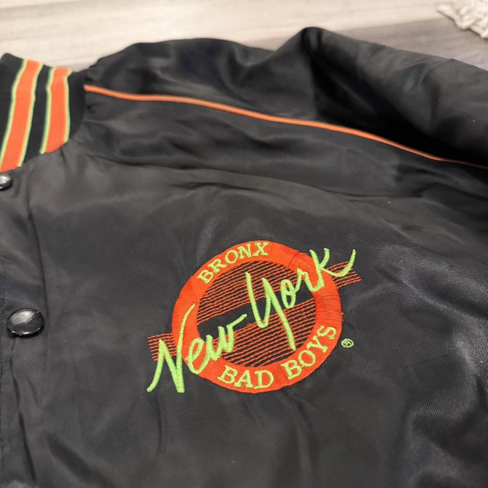 The Game Vintage Bronx New York bad boys bomber jacket 90s XL Size US XL / EU 56 / 4 - 3 Thumbnail