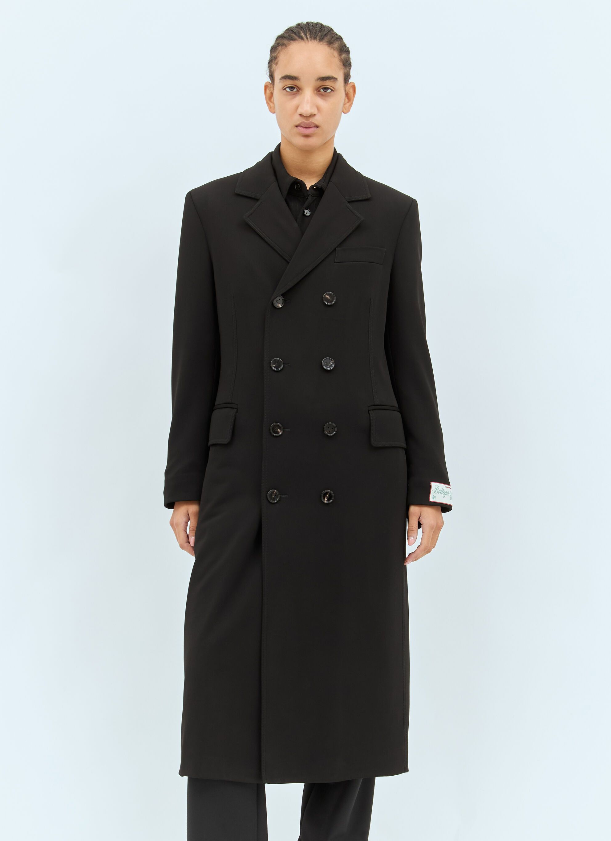 Bottega Veneta Matt Fluid Viscose Jersey Coat Size XS / US 0-2 / IT 36-38 - 1 Thumbnail