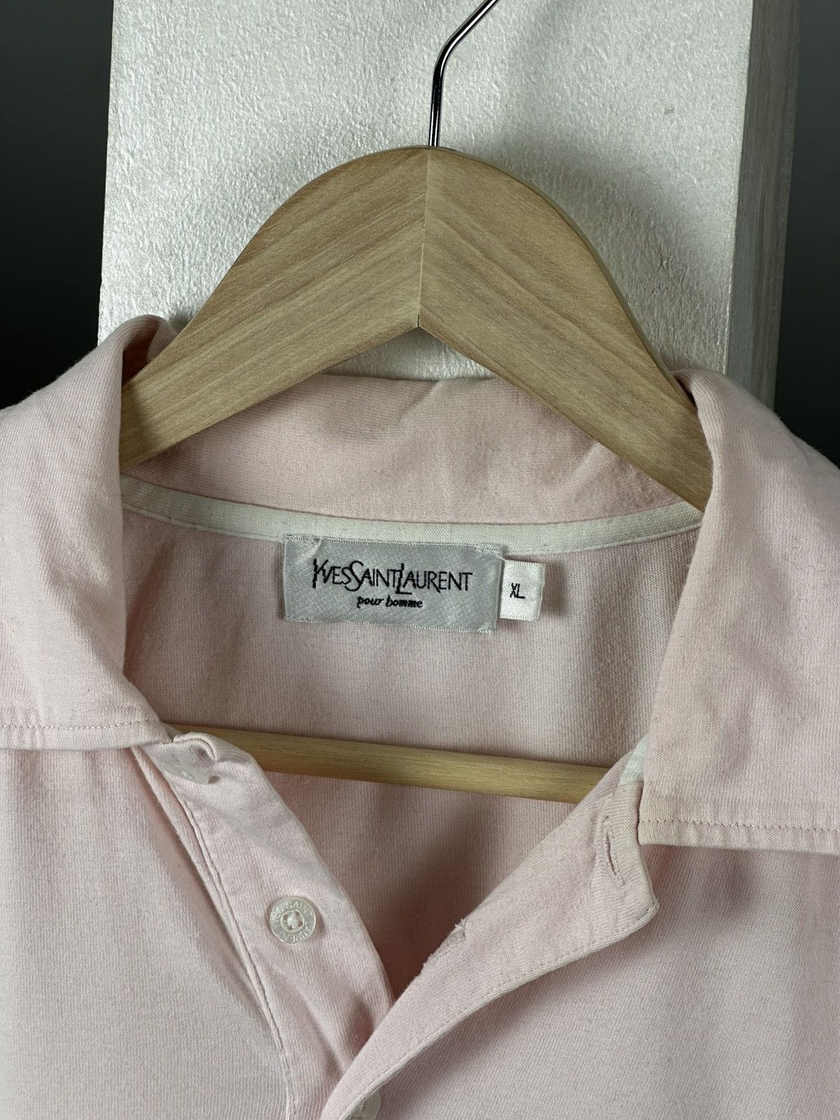 Yves Saint Laurent YSL Yves Saint Laurent Vintage Luxury Designer Logo Tee Size US XL / EU 56 / 4 - 5 Thumbnail