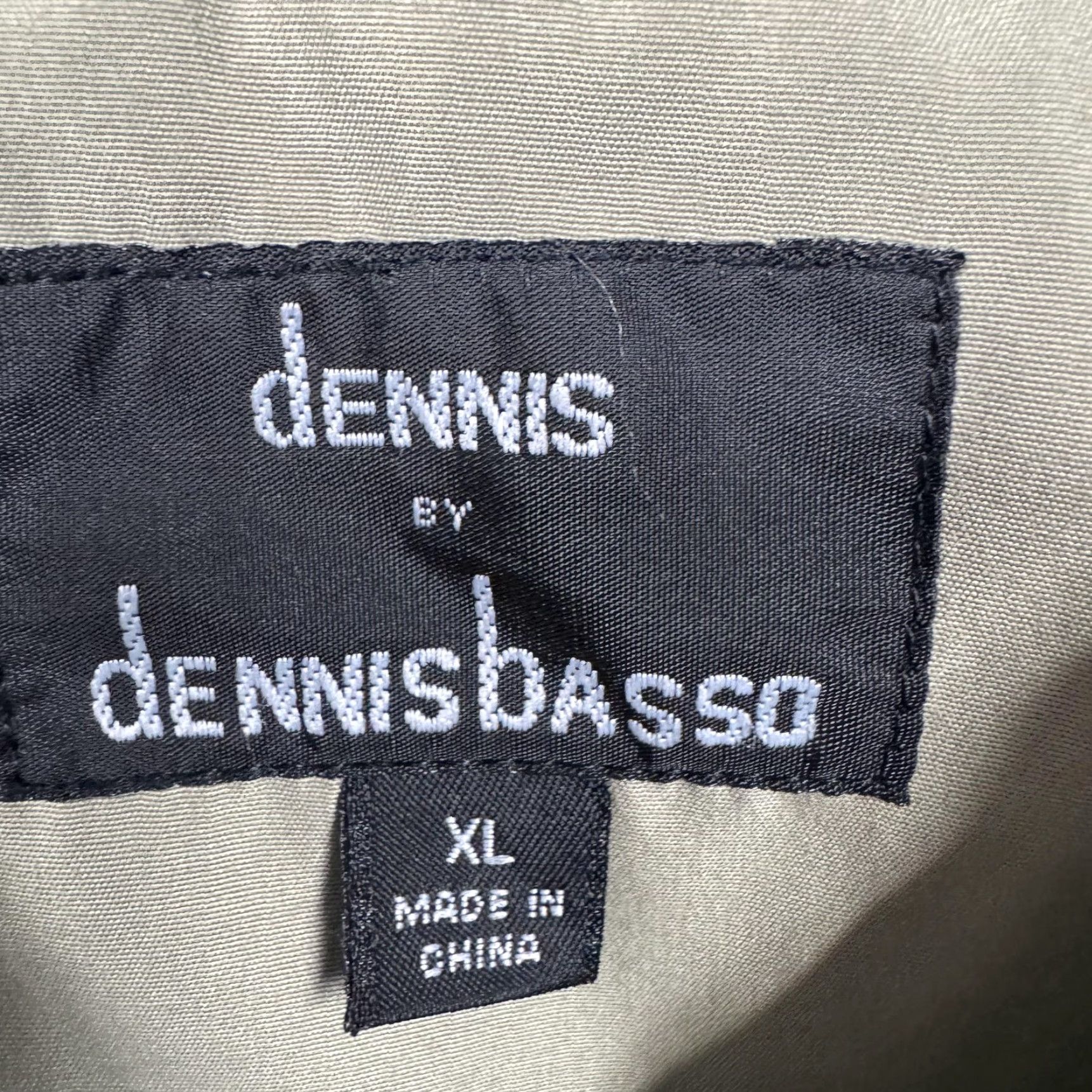 Vintage Dennis Basso Jacket Womens XL Green Leopard Lined Snap Front Pockets Classic Size XL / US 12-14 / IT 48-50 - 5 Thumbnail