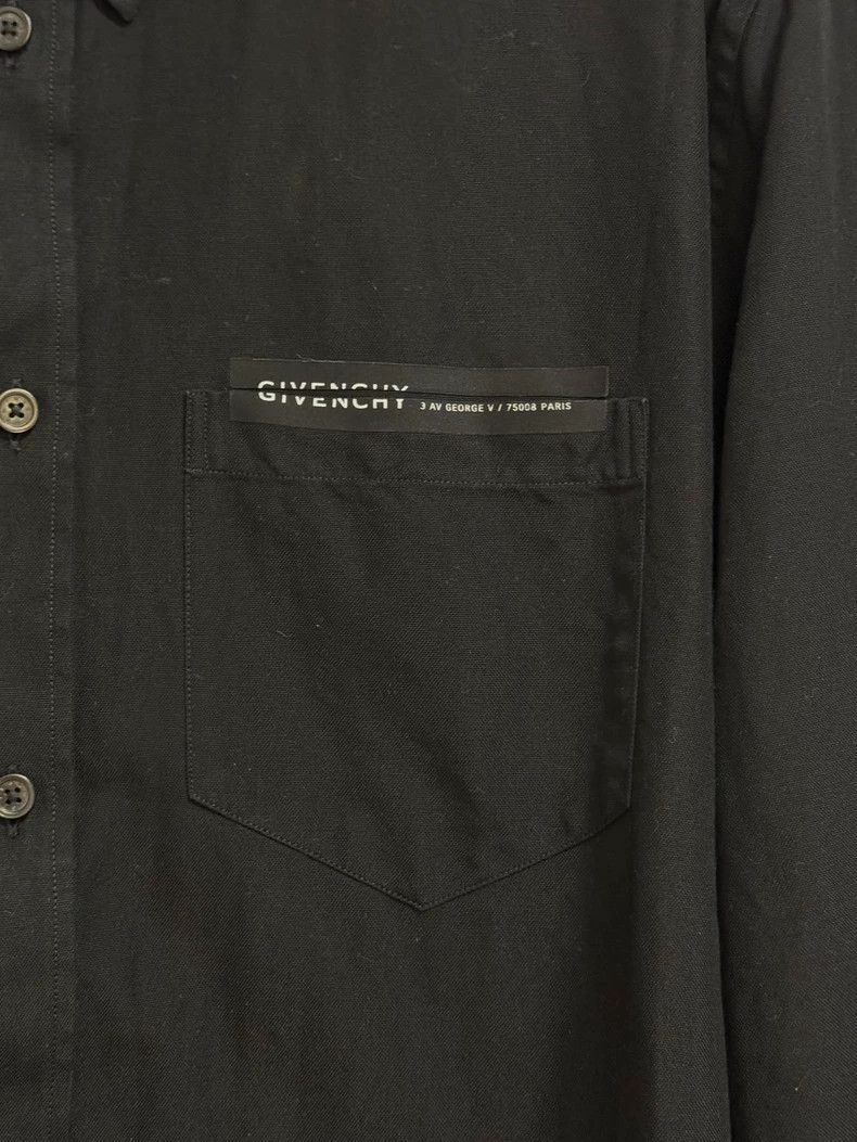Givenchy Givenchy Black Long-sleeved Shirt Size US L / EU 52-54 / 3 - 2 Thumbnail