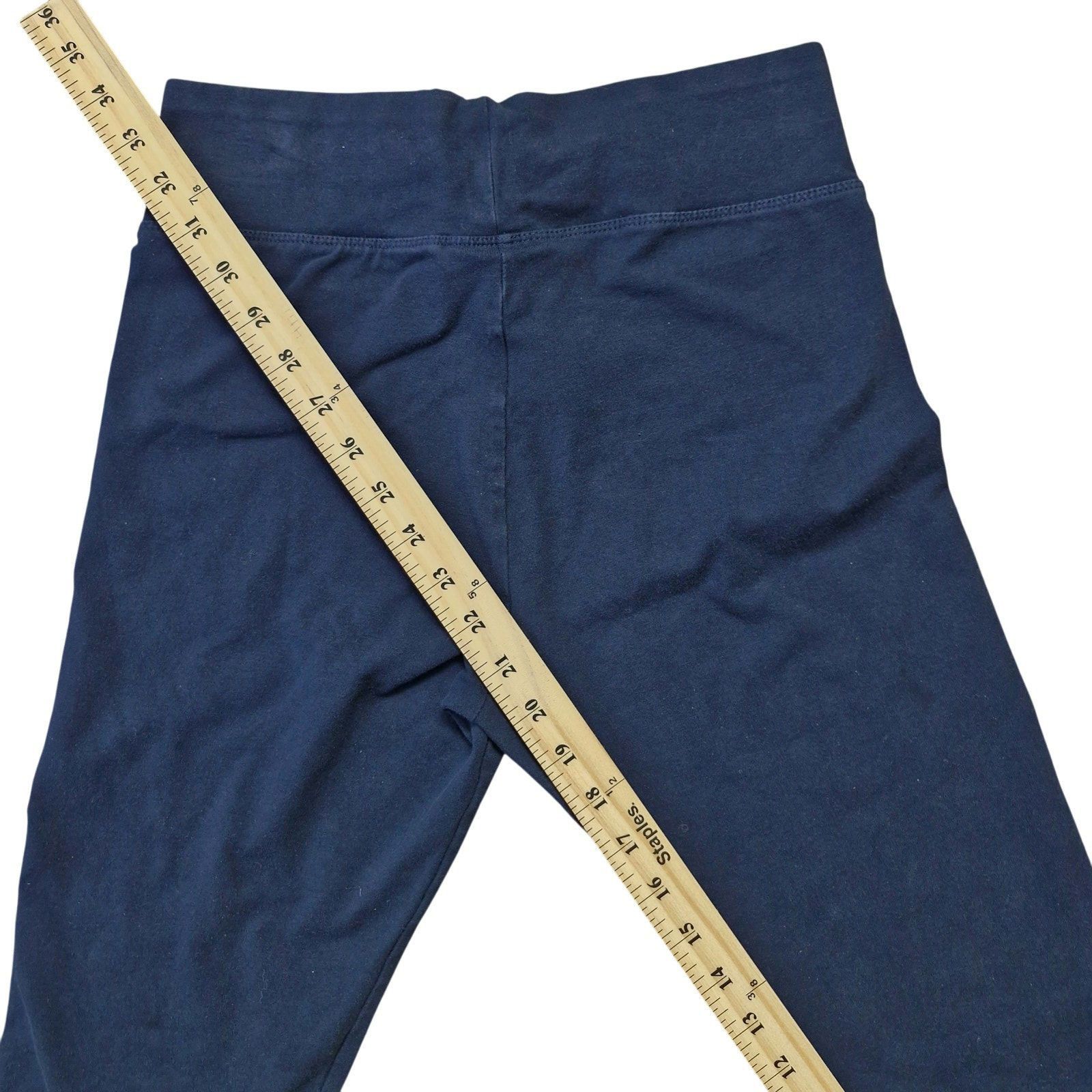 Fila Fila Women's Cotton Leggings Medium Navy Blue Size 30" / US 8 / IT 44 - 5 Thumbnail