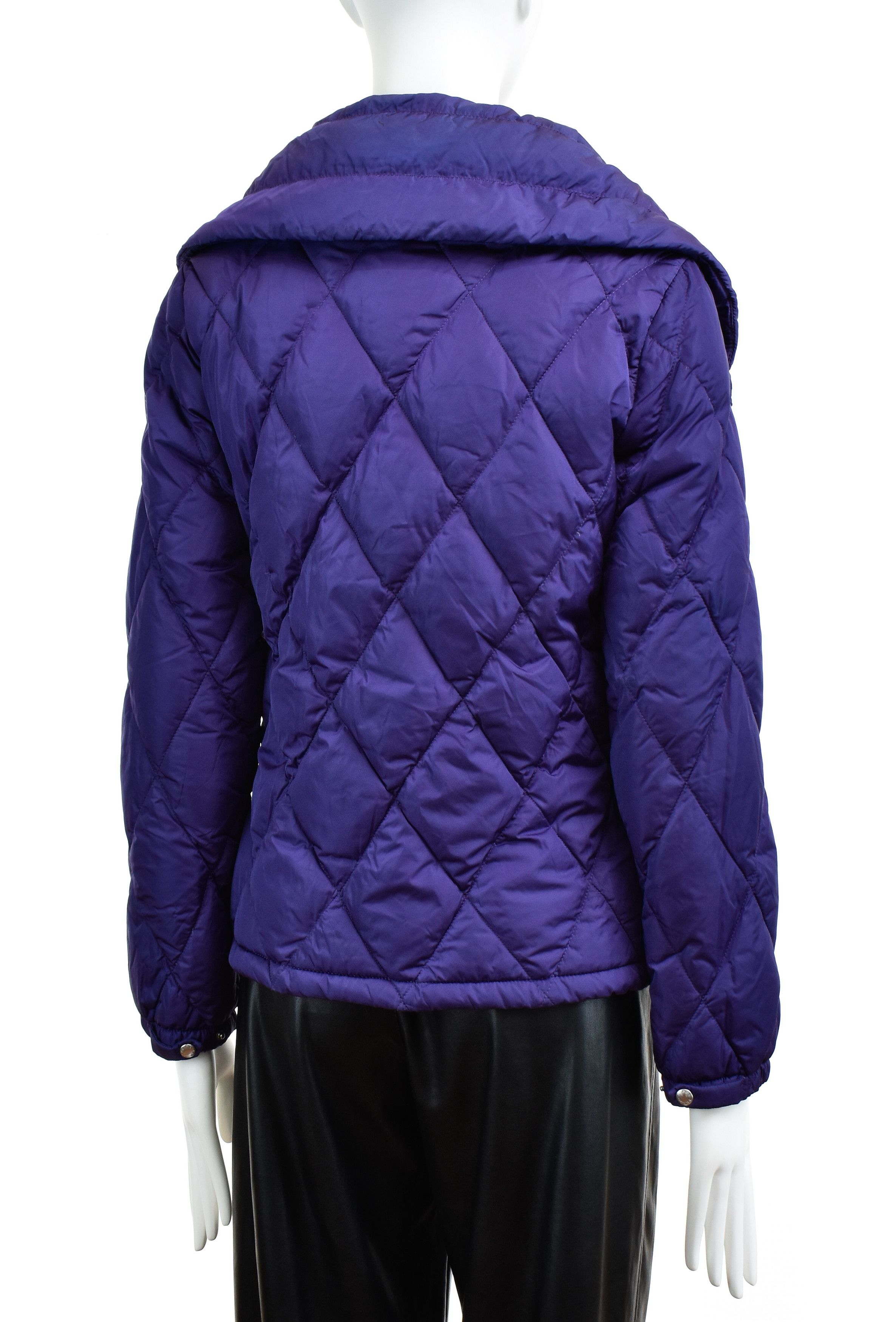 Prada PRADA 280061 Down Puffer Ski Jacket High Collar Coat Size 40 Size S / US 4 / IT 40 - 4 Thumbnail