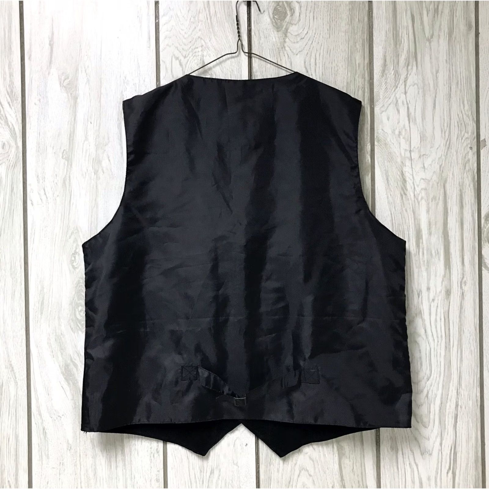 Vintage VINTAGE XXL Scorpio Unstoppable Men Black Suede Leather Adjustable Snap Button-Up Vest Vest II? Size US XXL / EU 58 / 5 - 2 Thumbnail