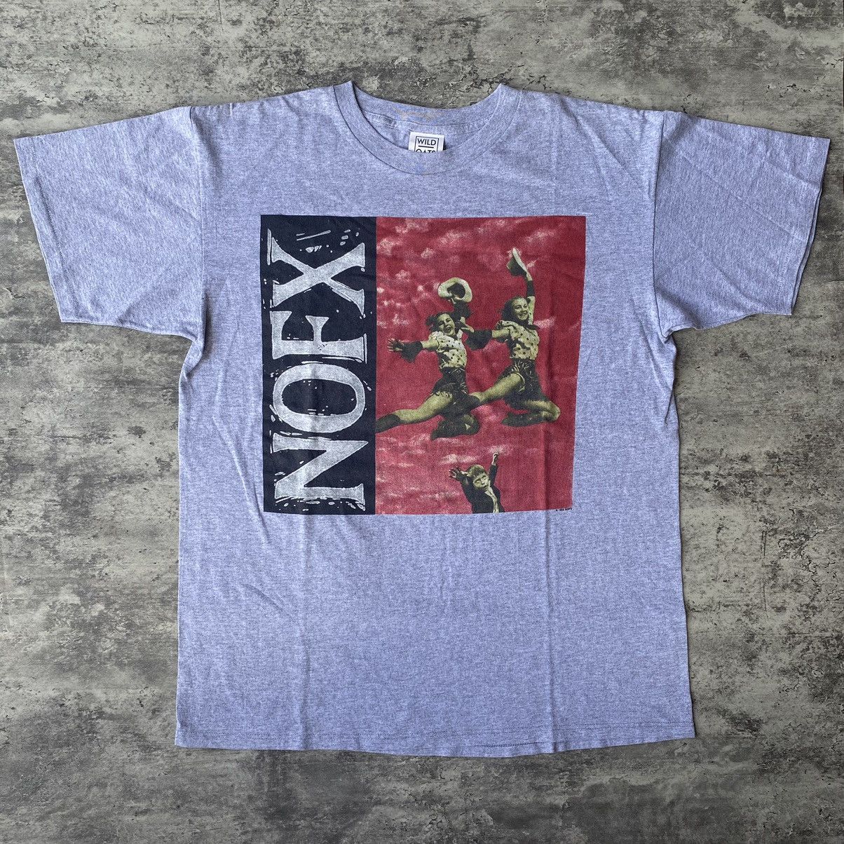 image of Band Tees Nofx 1994 Punk In Drublic T-Shirt in Grey, Men's (Size XL)