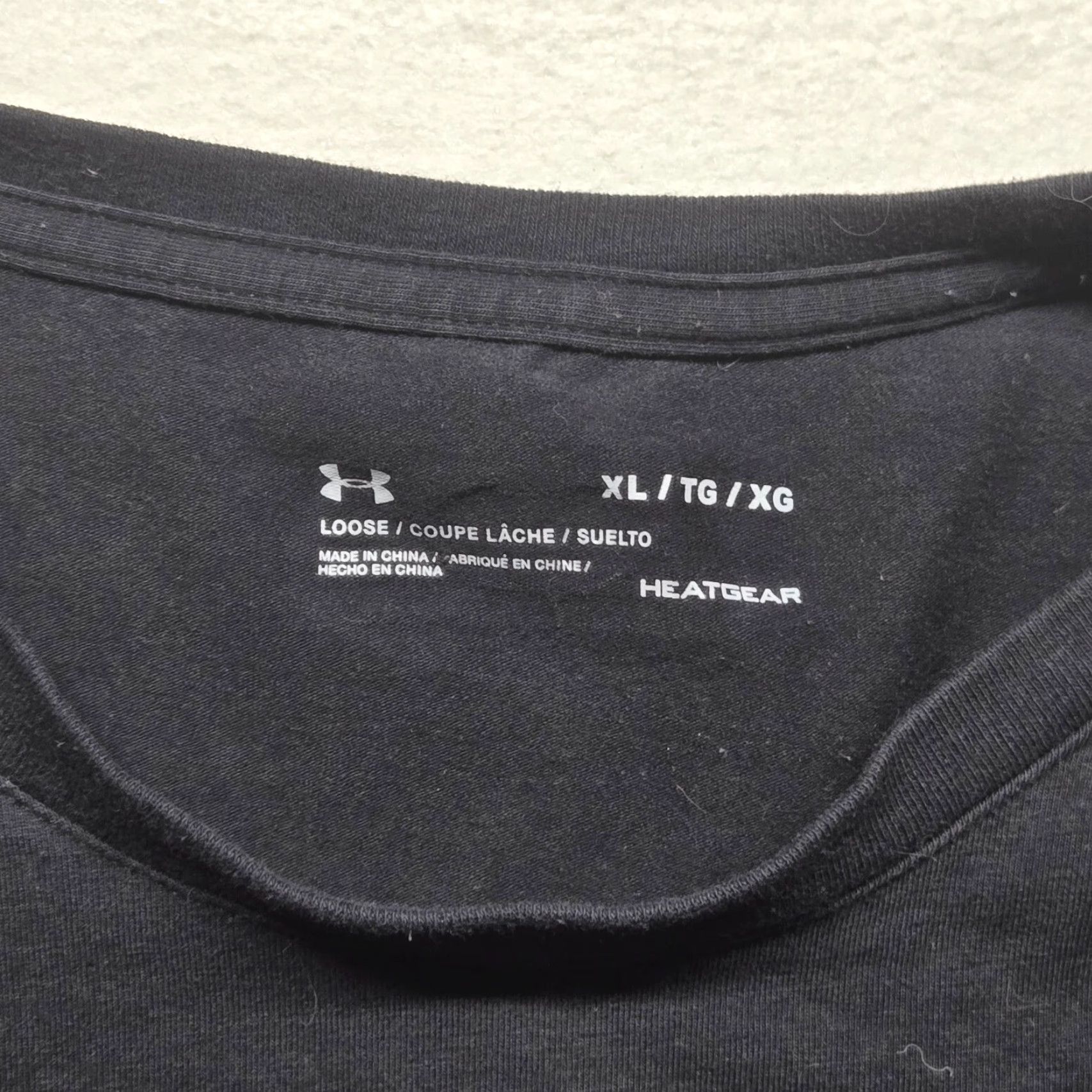 Under Armour Under Armour Shirt T-Shirt USA Black XL Men Logo Graphic Sports-USA Modern Protect This House Flag Size US XL / EU 56 / 4 - 3 Thumbnail