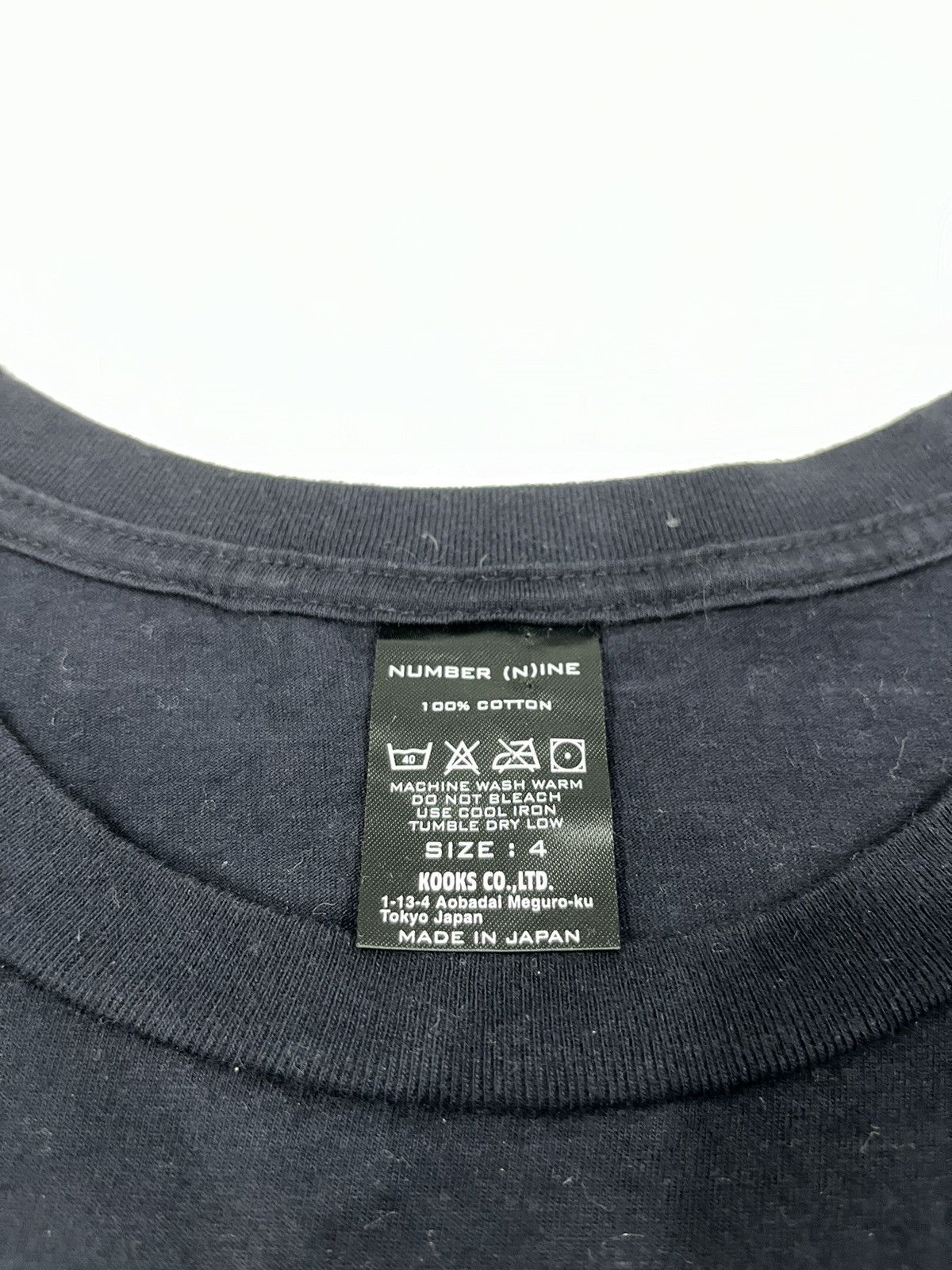 Japanese Brand × Number (N)ine Number (N)ine Big Logo Spell Out T shirt Size US L / EU 52-54 / 3 - 4 Thumbnail