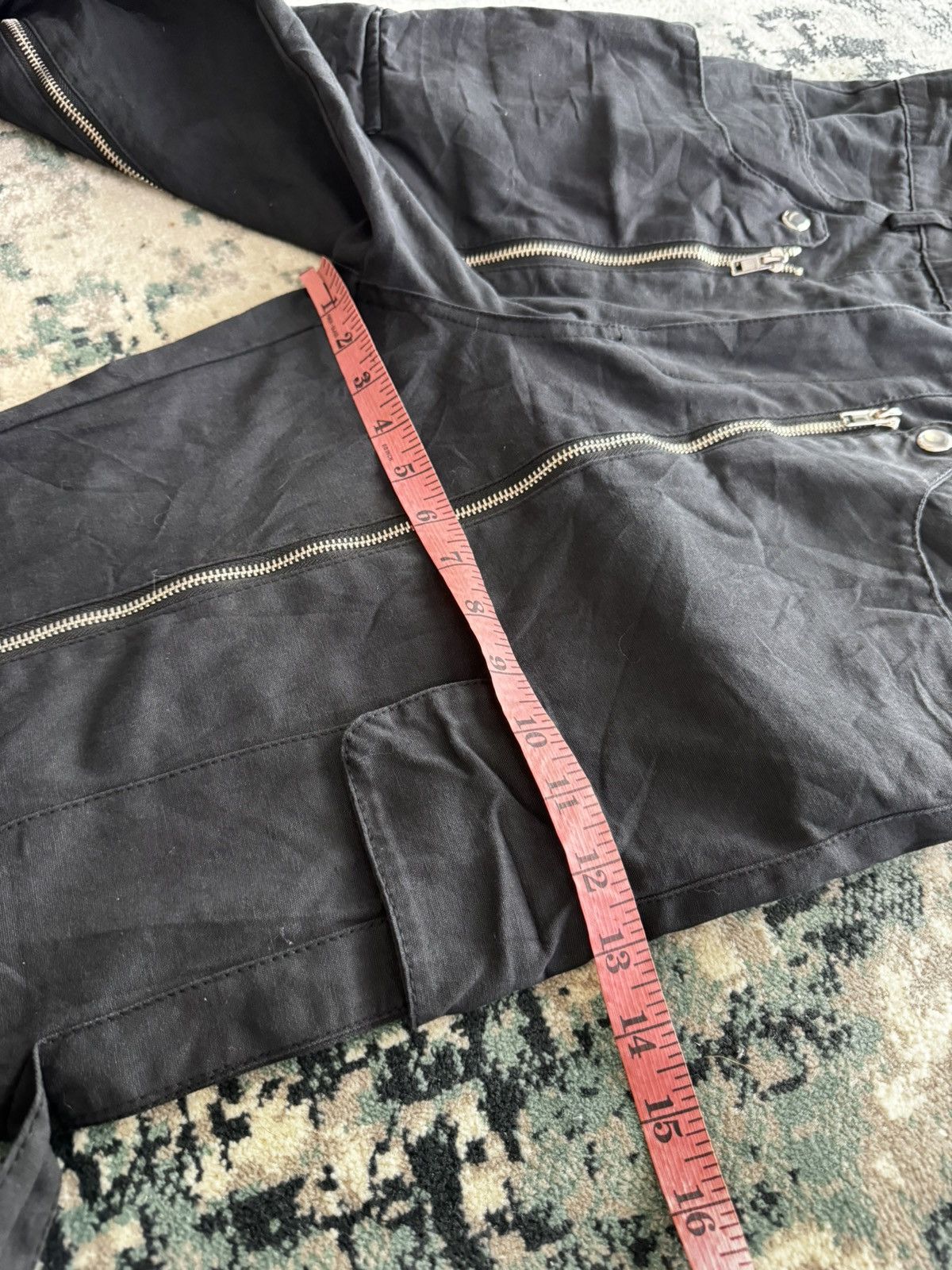 Japanese Brand ARULE MULTIZIPPER BUTTON CARGO PANTS Size US 32 / EU 48 - 10 Thumbnail