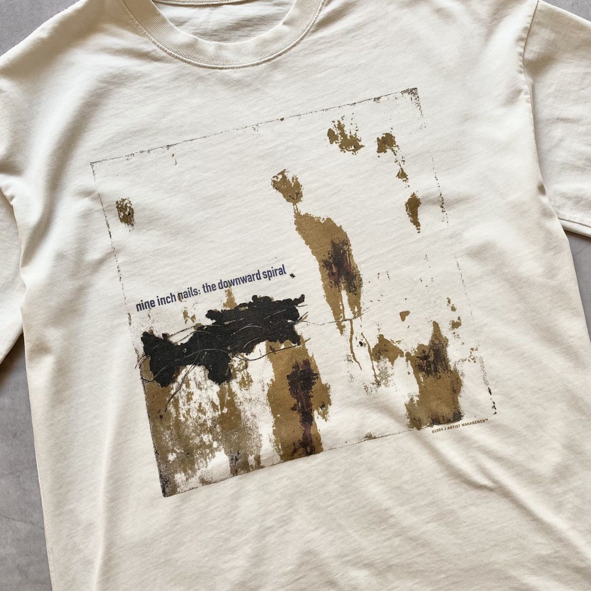 Band Tees 1994 Nine Inch Nails The Downward Spiral Vintage T-shirt Tee Size US L / EU 52-54 / 3 - 3 Thumbnail