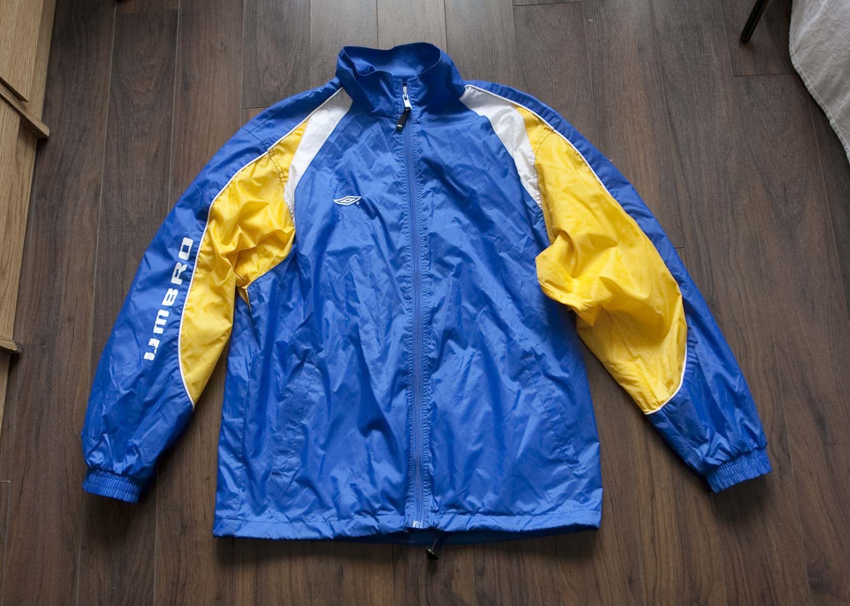 Umbro Umbro Track Jacket Full Zip Size M/L Blue/ Yellow Size US M / EU 48-50 / 2 - 1 Thumbnail